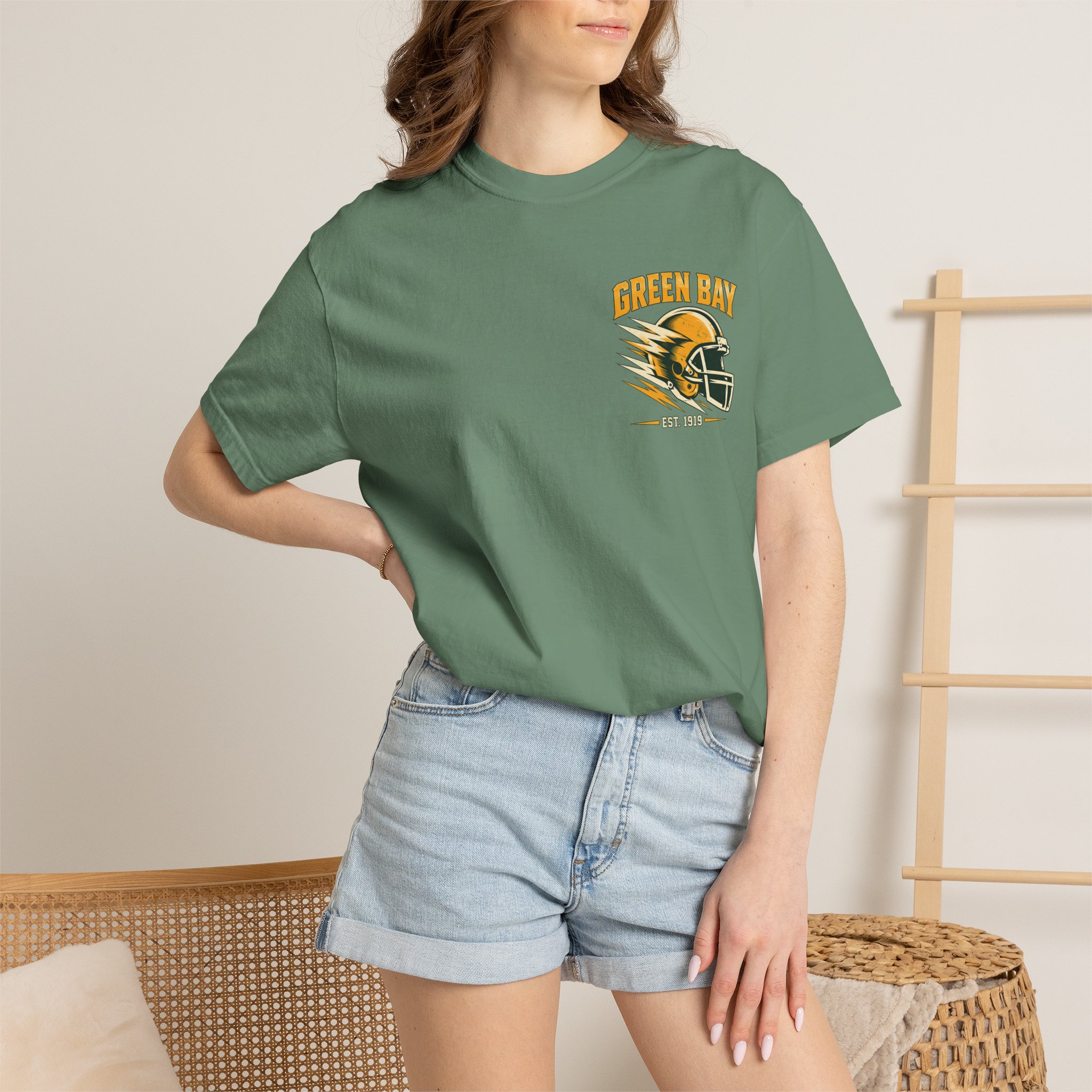 Green Bay Packers Vintage Football T-Shirt — "Frozen Tundra" Graphic - Image 5