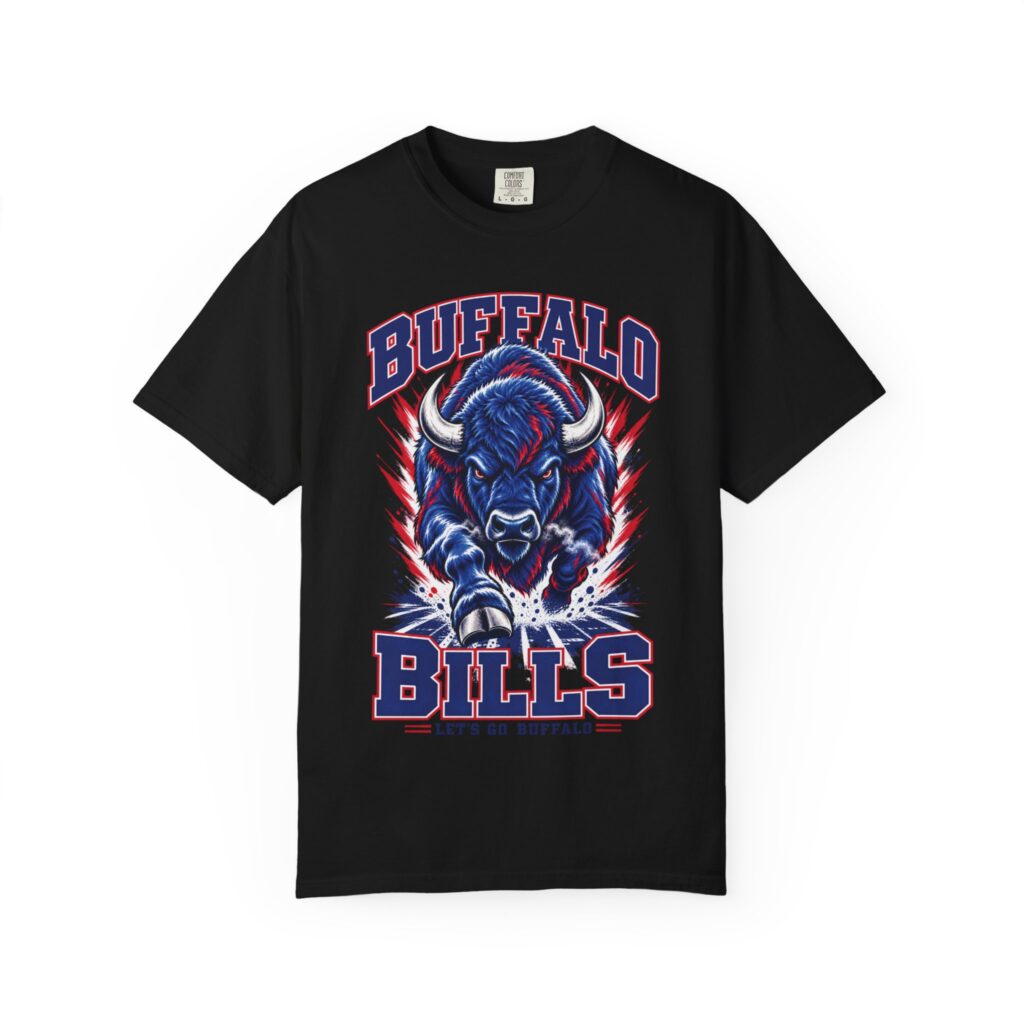 Buffalo Bills Wolf Vintage Football T-Shirt – Retro Game Day Graphic Tee