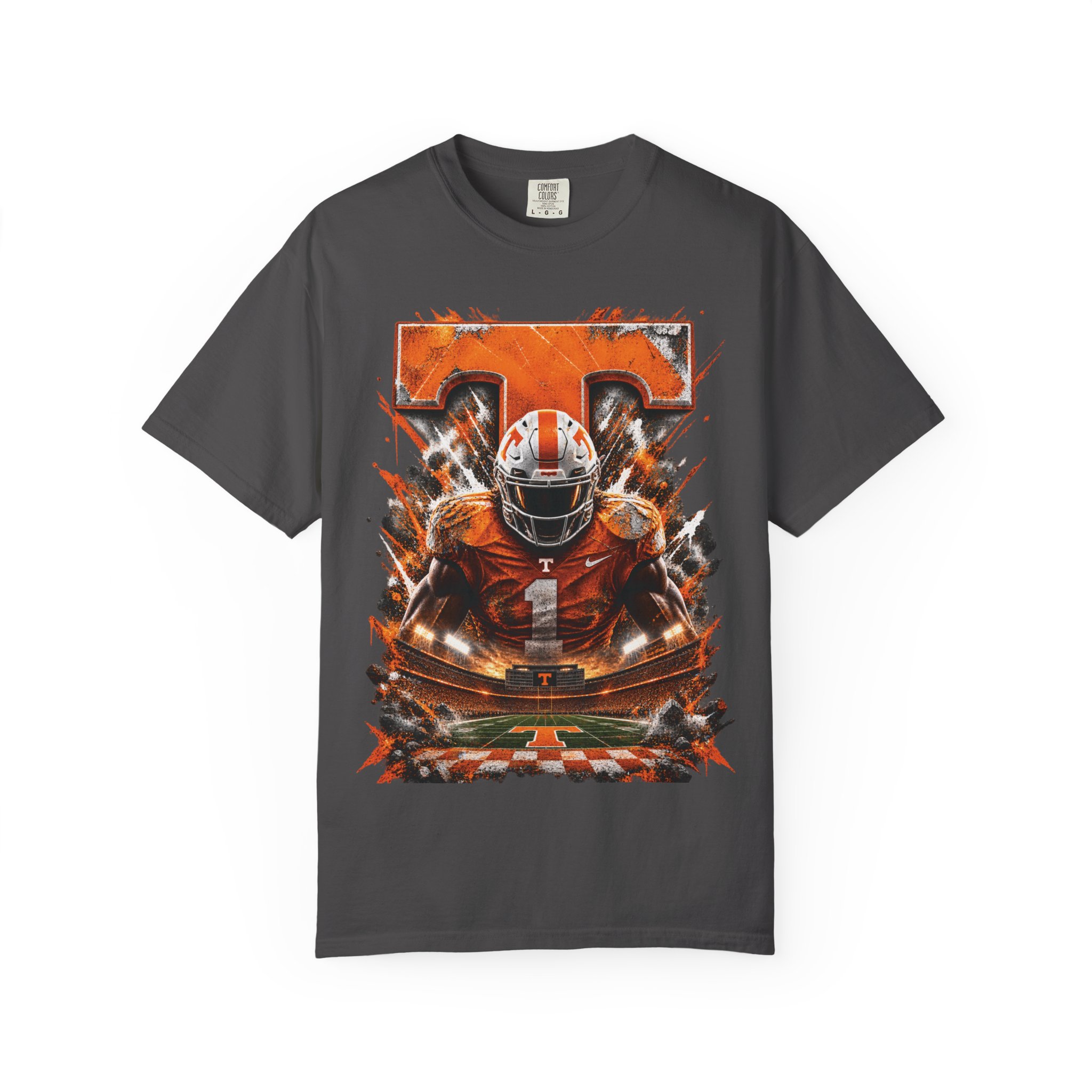 T-Shirt — Tennessee Football Player Graphic Tee (Vols Inspired) - Image 43