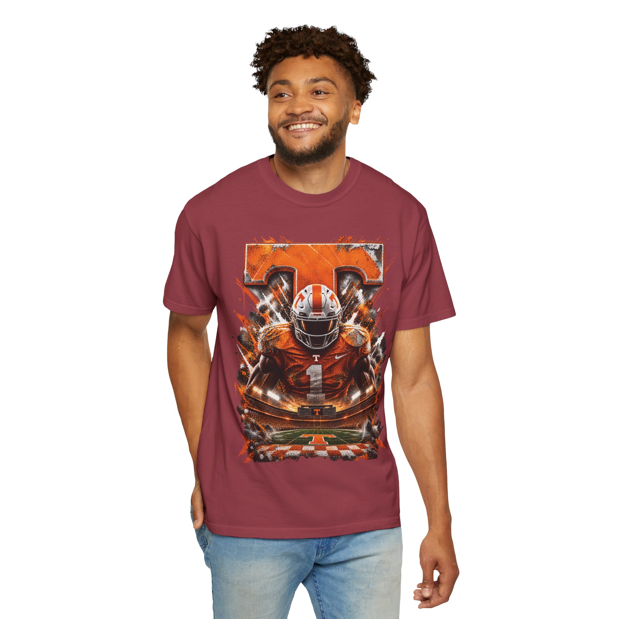 T-Shirt — Tennessee Football Player Graphic Tee (Vols Inspired) - Image 56