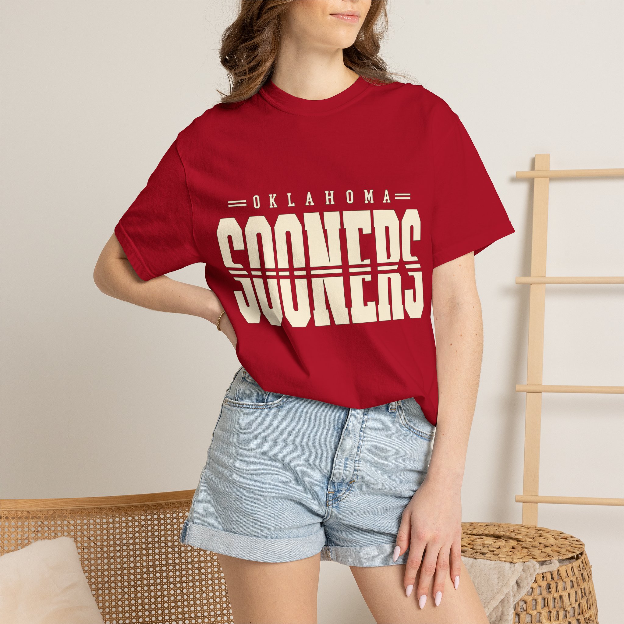 Sooners Collegiate T-Shirt — Oklahoma Boomer Sooner Fan Tee - Image 5