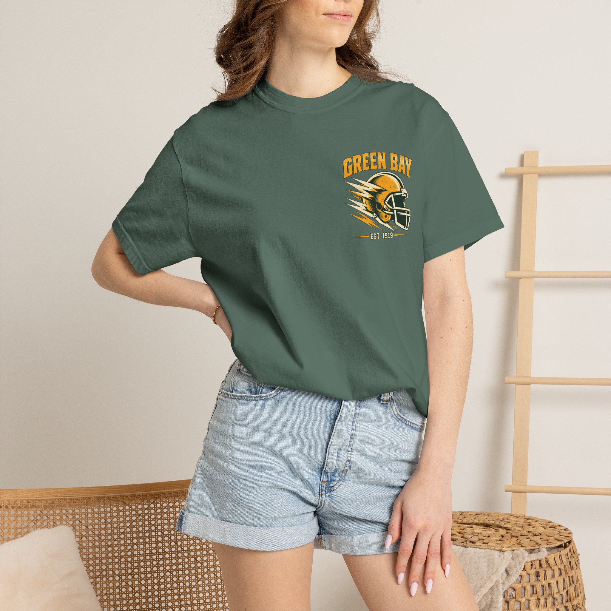 Green Bay Packers Vintage Football T-Shirt — "Frozen Tundra" Graphic - Image 16