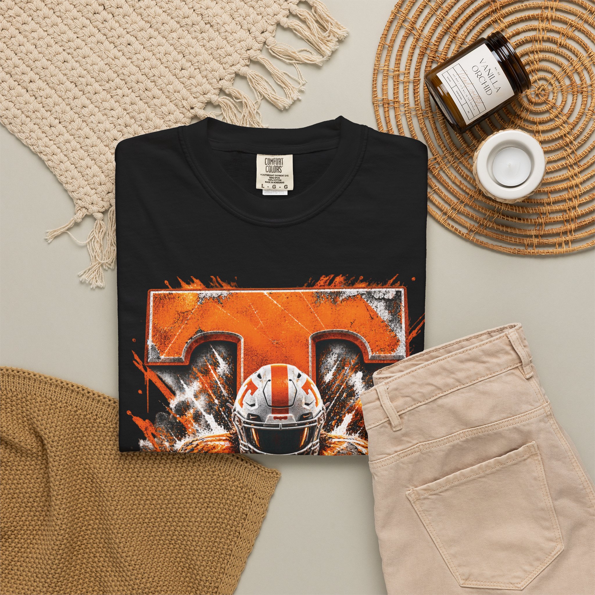 T-Shirt — Tennessee Football Player Graphic Tee (Vols Inspired) - Image 3