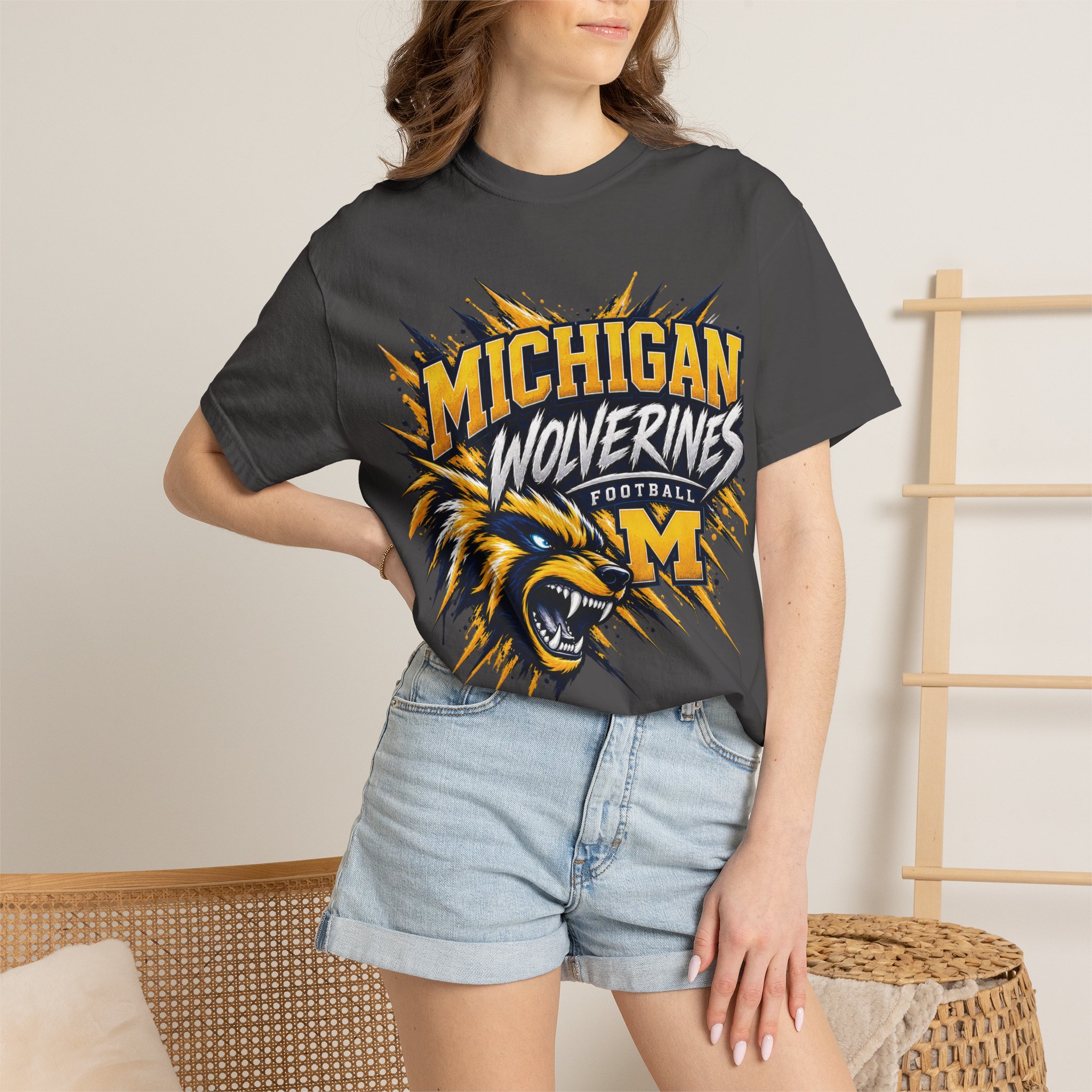 Wolverines Michigan Football T-Shirt - Image 43