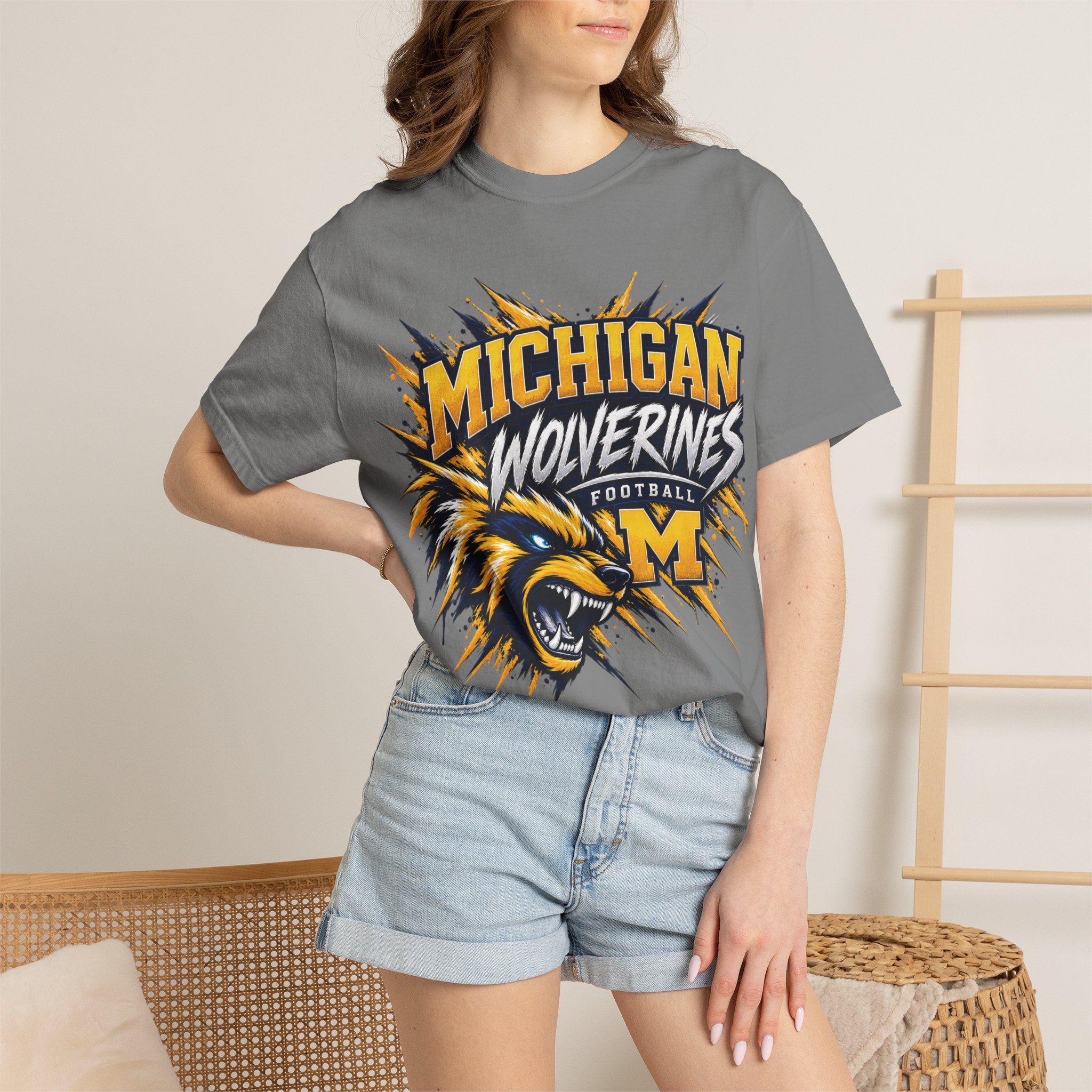 Wolverines Michigan Football T-Shirt - Image 36