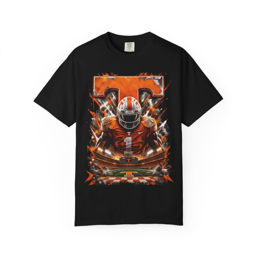 T-Shirt — Tennessee Football Player Graphic Tee (Vols Inspired)