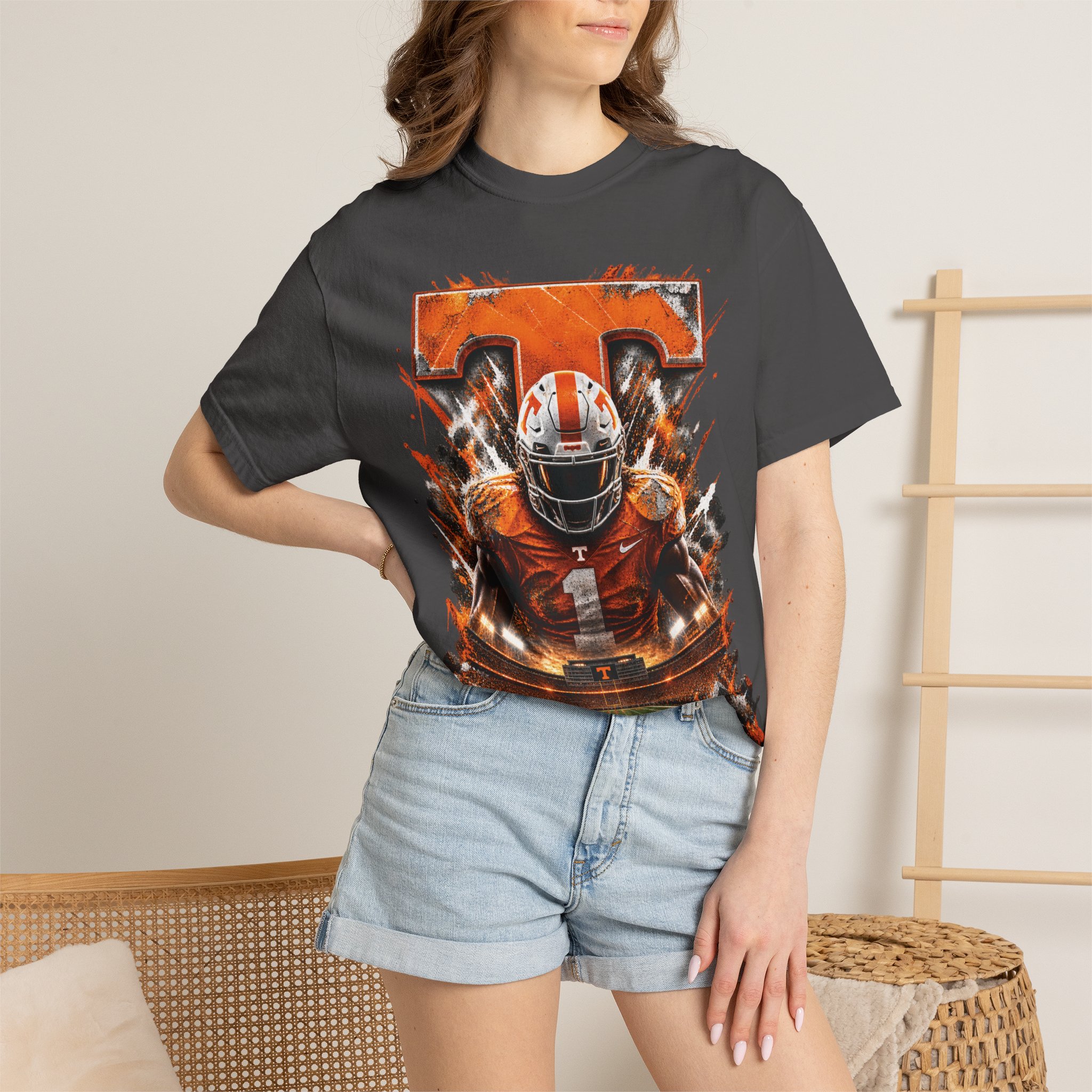 T-Shirt — Tennessee Football Player Graphic Tee (Vols Inspired) - Image 45