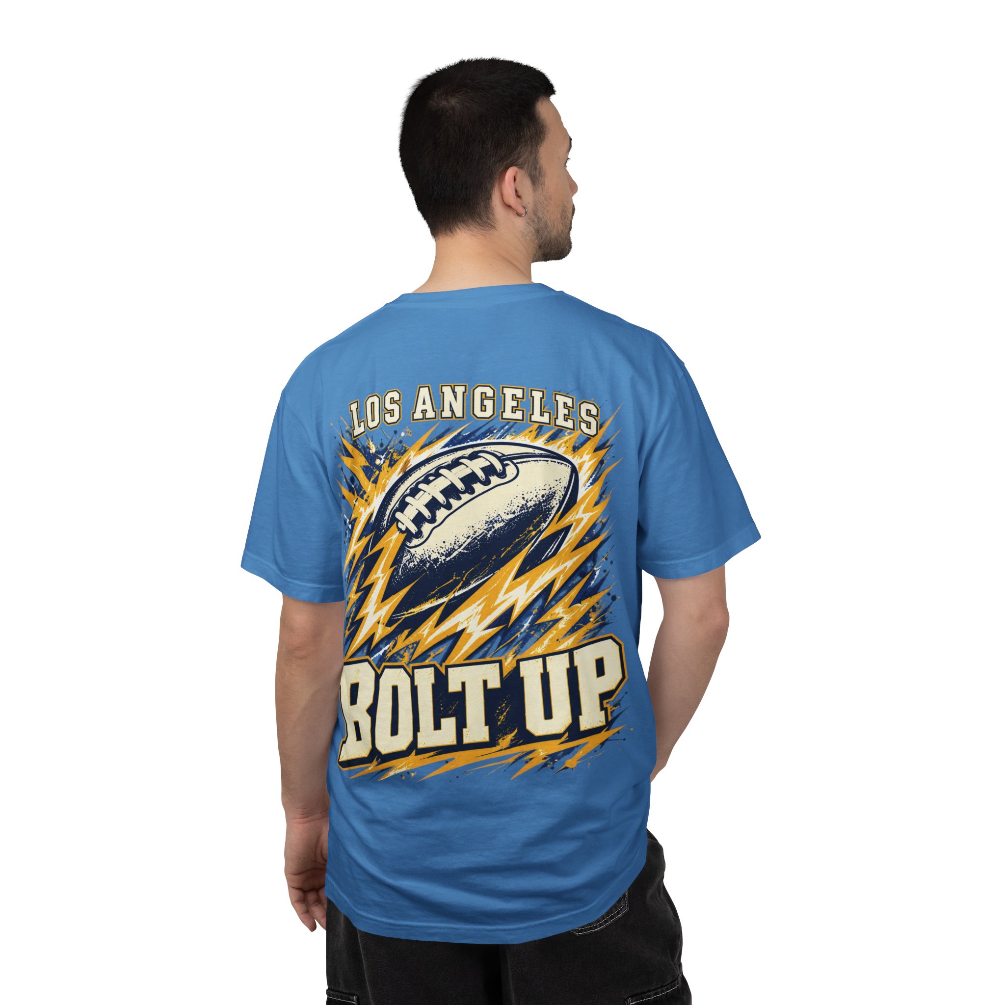 Los Angeles Chargers 'Bolt Up' Tee — Football Fan T-Shirt - Image 5