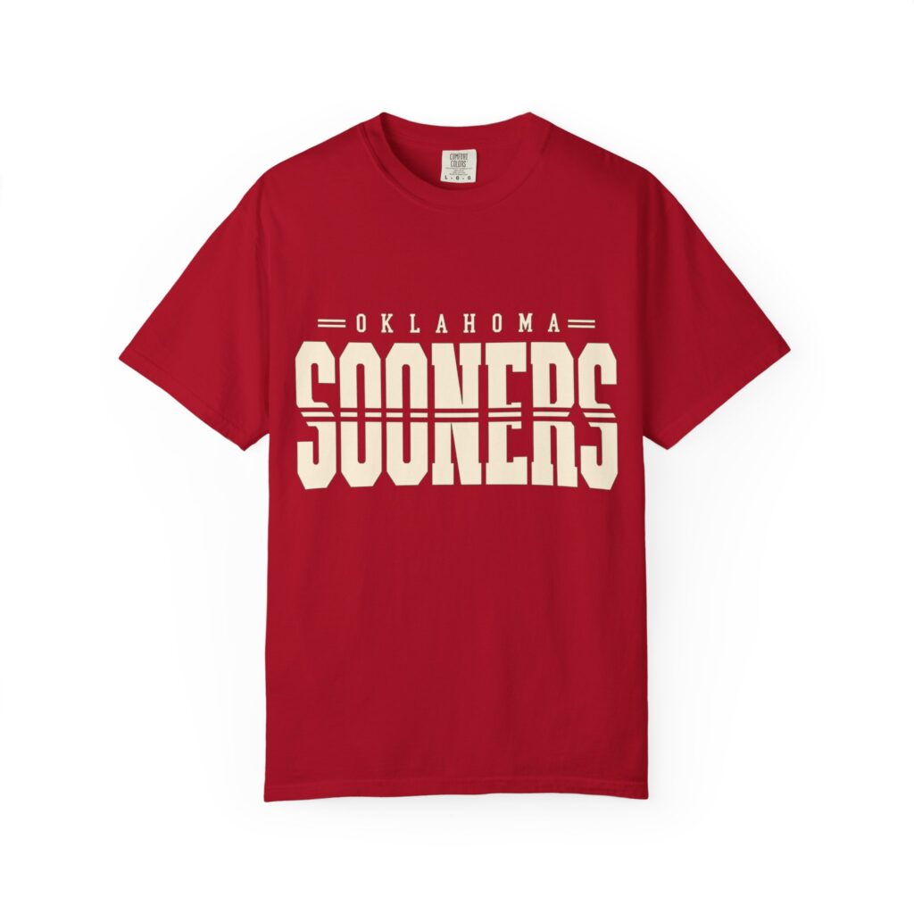 Sooners Collegiate T-Shirt — Oklahoma Boomer Sooner Fan Tee