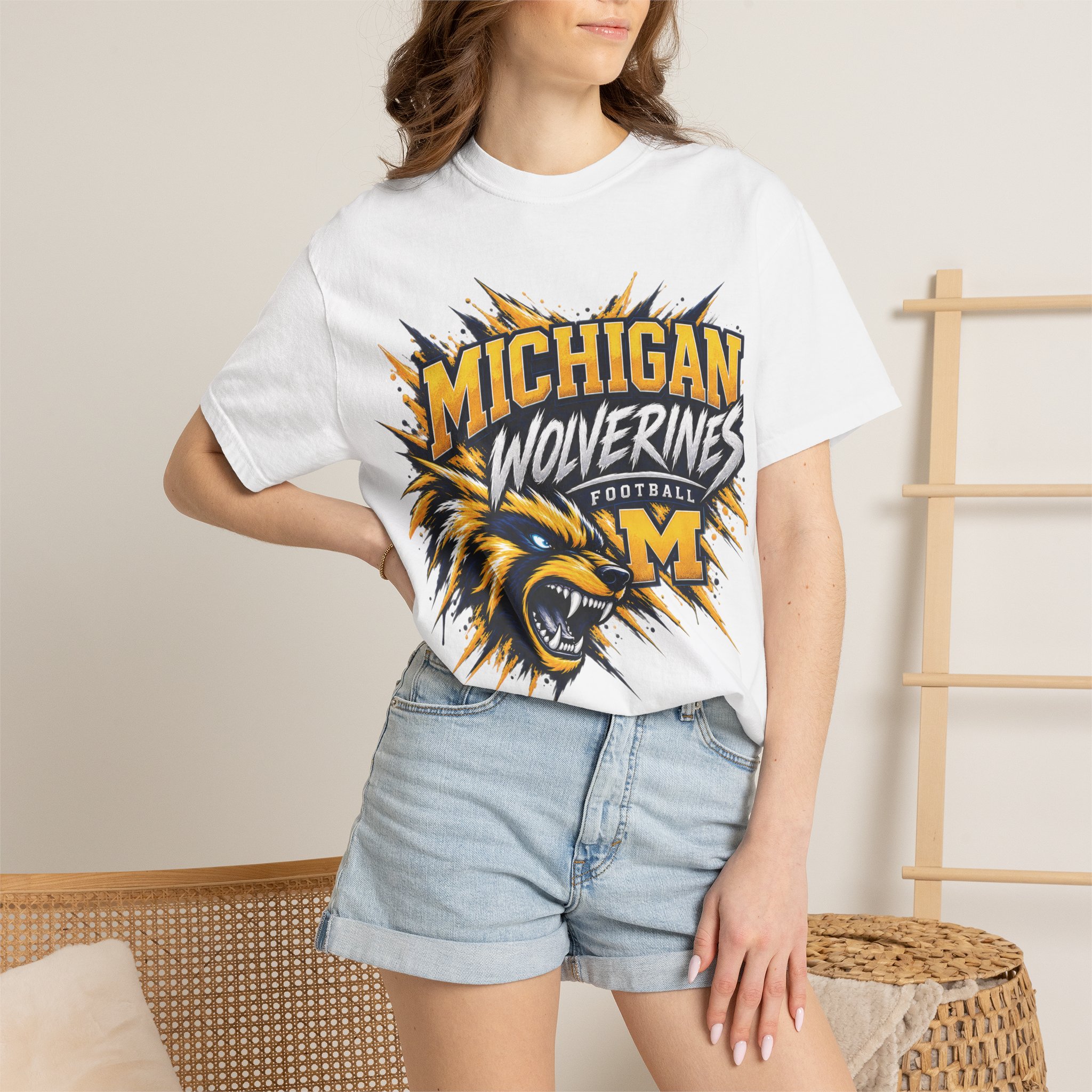 Wolverines Michigan Football T-Shirt - Image 8