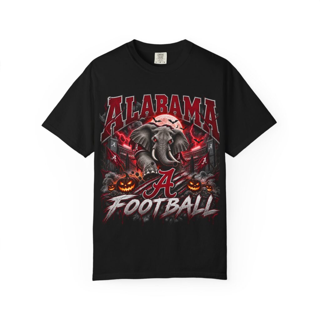 Alabama Football Halloween T-Shirt — Crimson Elephant Graphic Tee