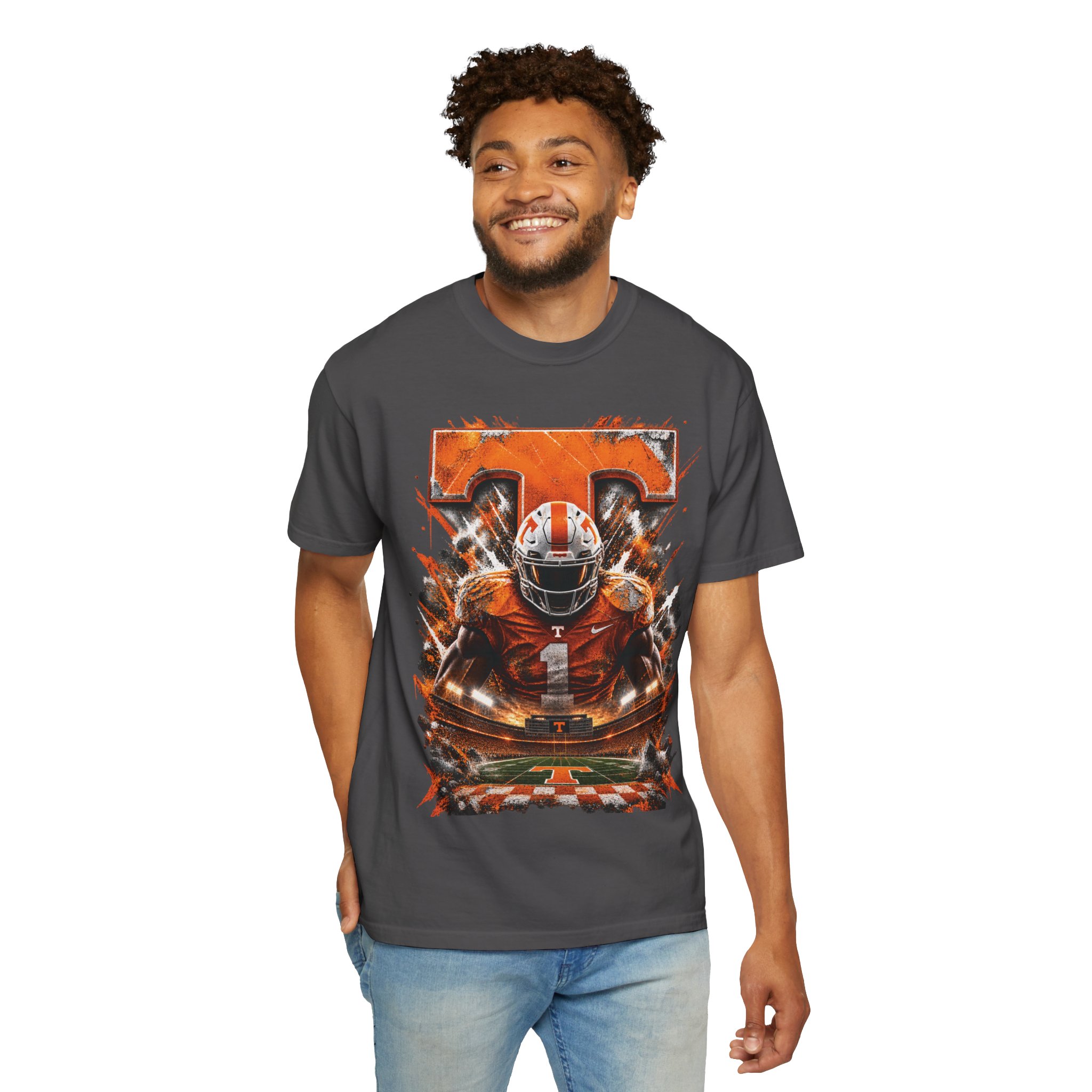 T-Shirt — Tennessee Football Player Graphic Tee (Vols Inspired) - Image 48