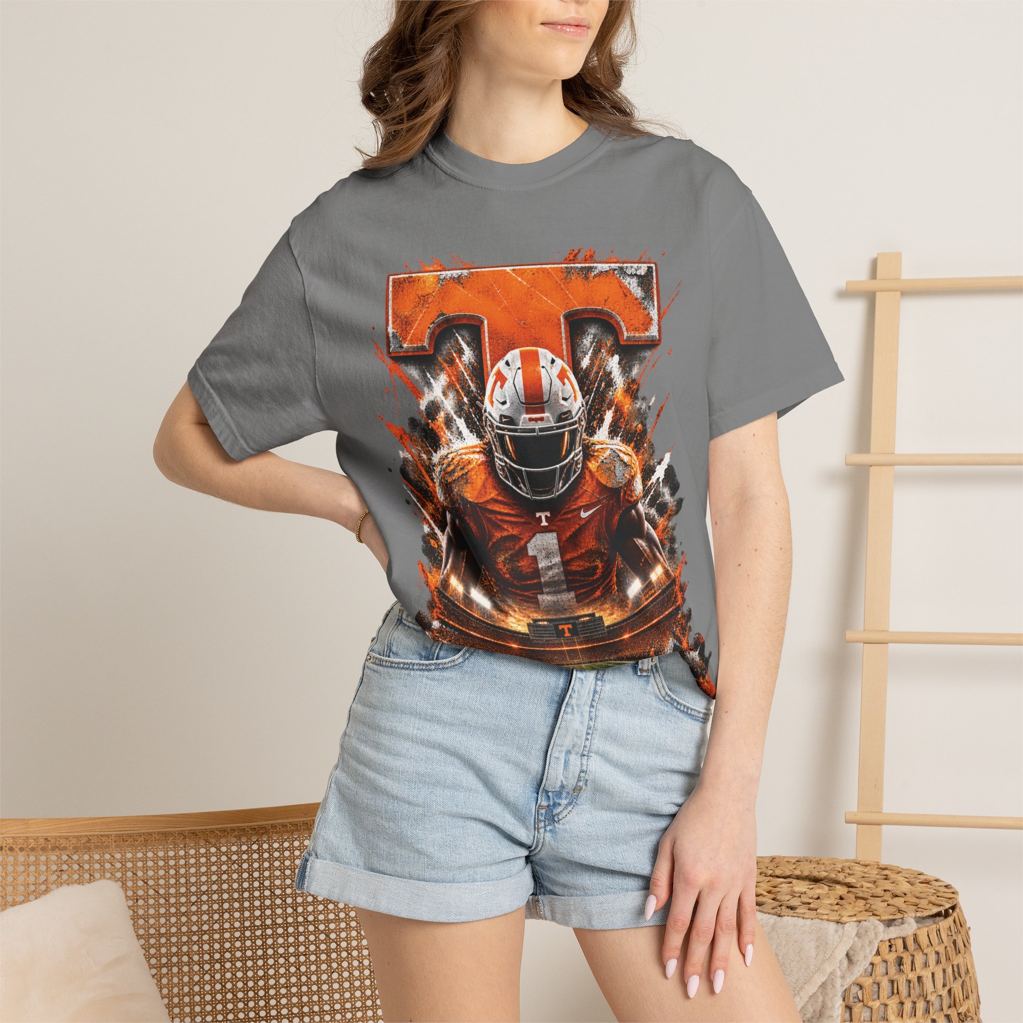 T-Shirt — Tennessee Football Player Graphic Tee (Vols Inspired) - Image 37