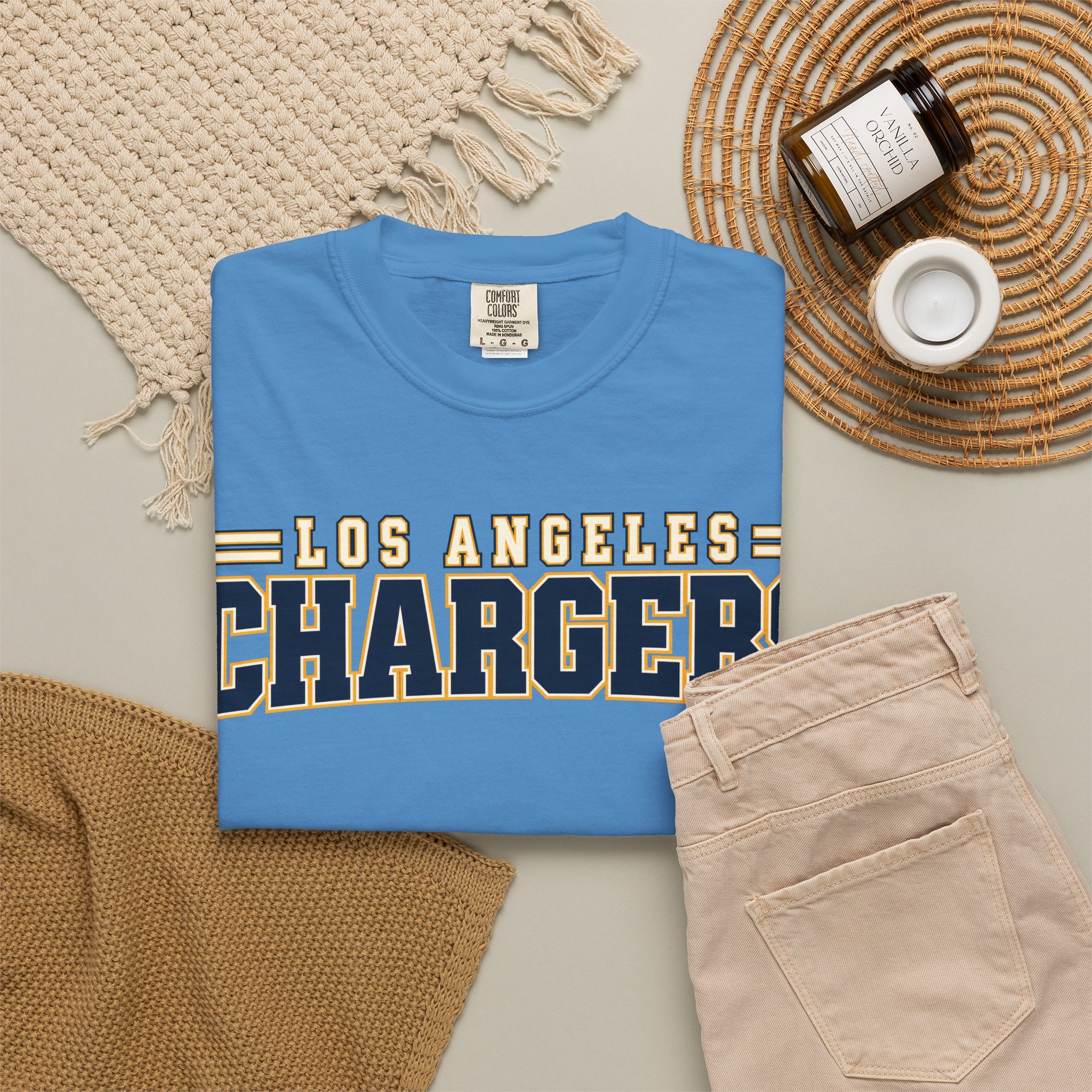 Los Angeles Chargers 'Bolt Up' Tee — Football Fan T-Shirt - Image 4