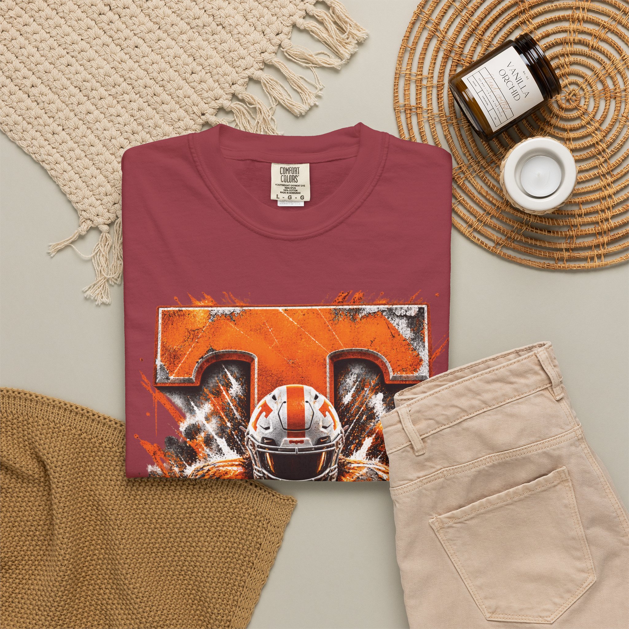T-Shirt — Tennessee Football Player Graphic Tee (Vols Inspired) - Image 50
