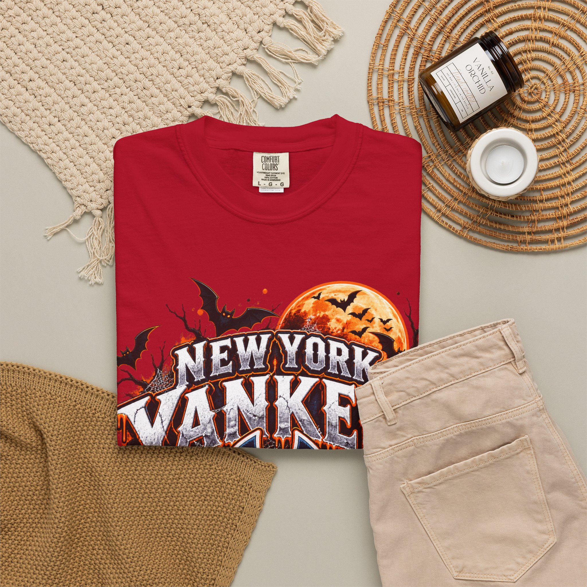 New York Yankees Halloween Graphic T-Shirt - Image 40