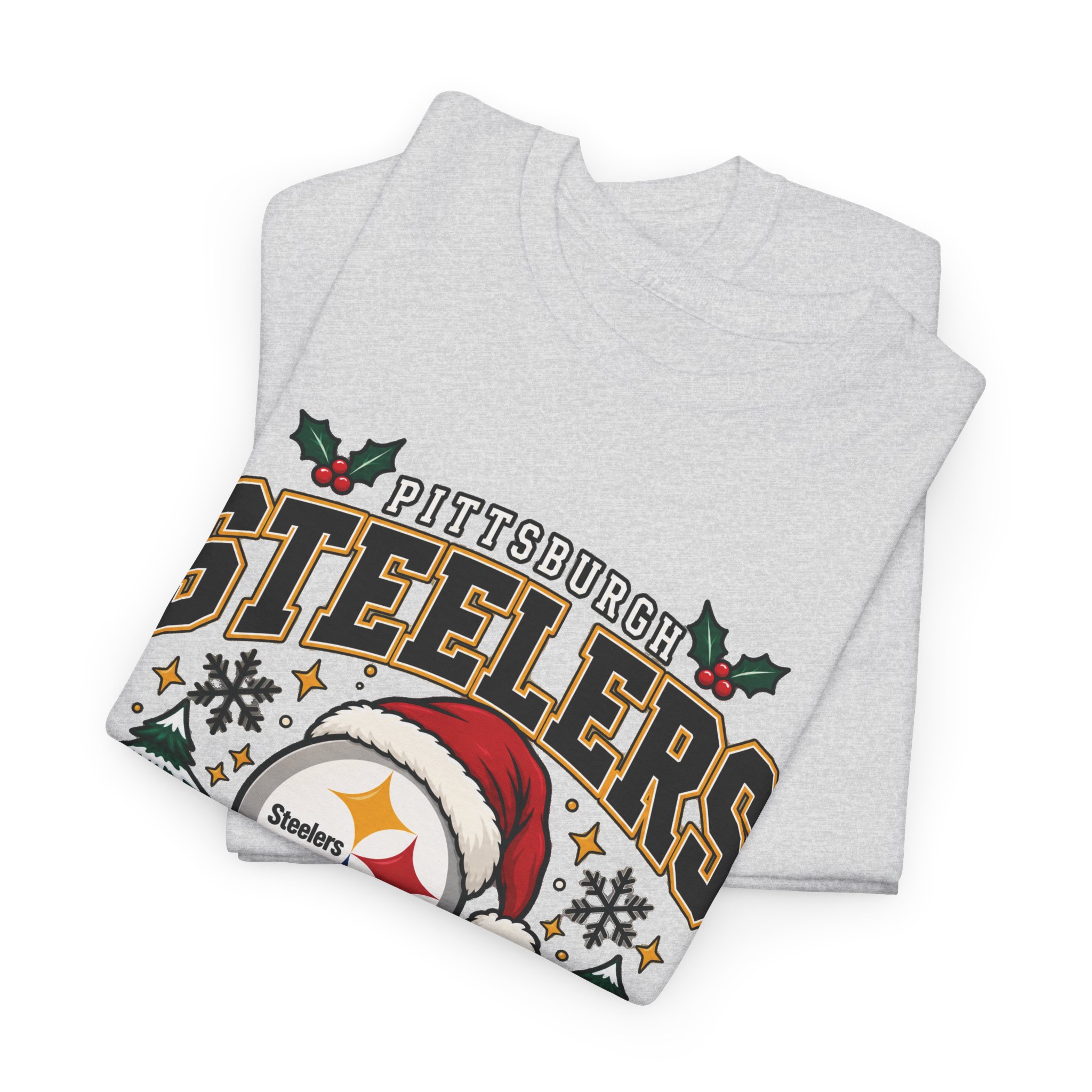 Pittsburgh Steelers Christmas T-Shirt - Image 27