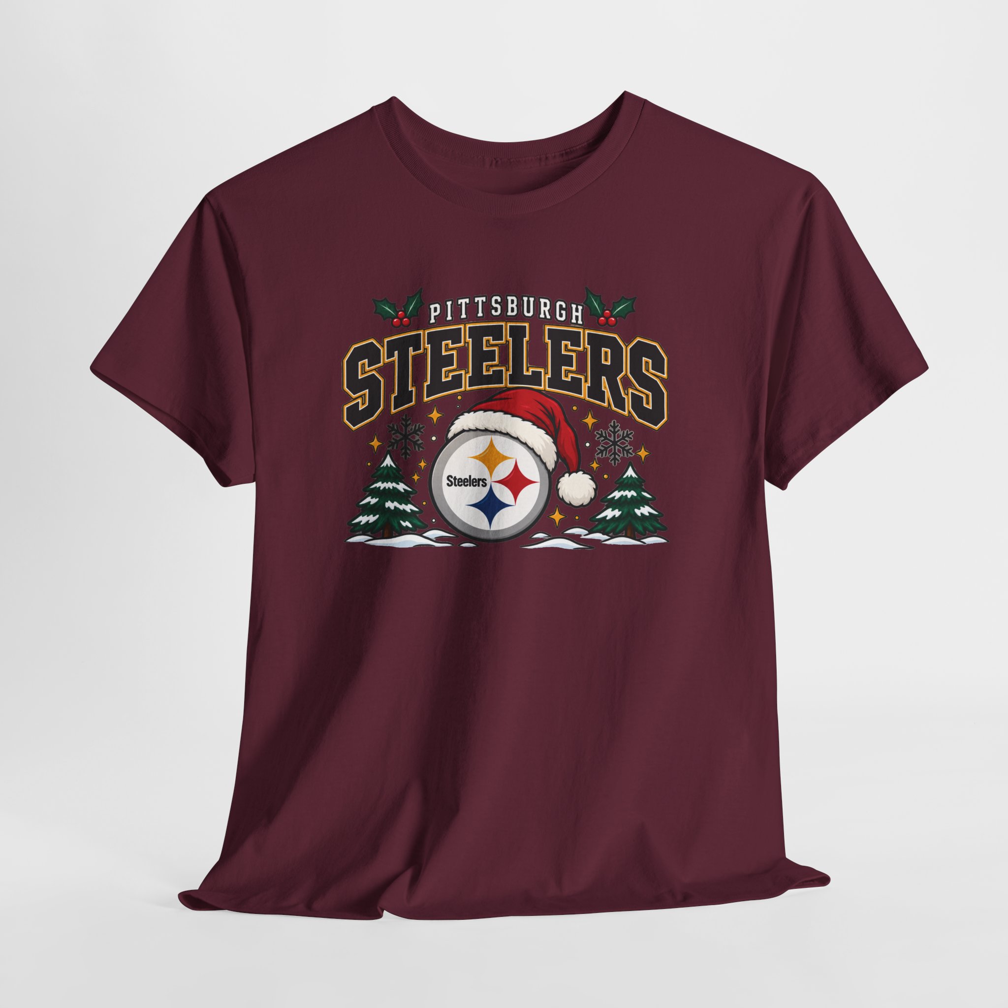 Pittsburgh Steelers Christmas T-Shirt - Image 17