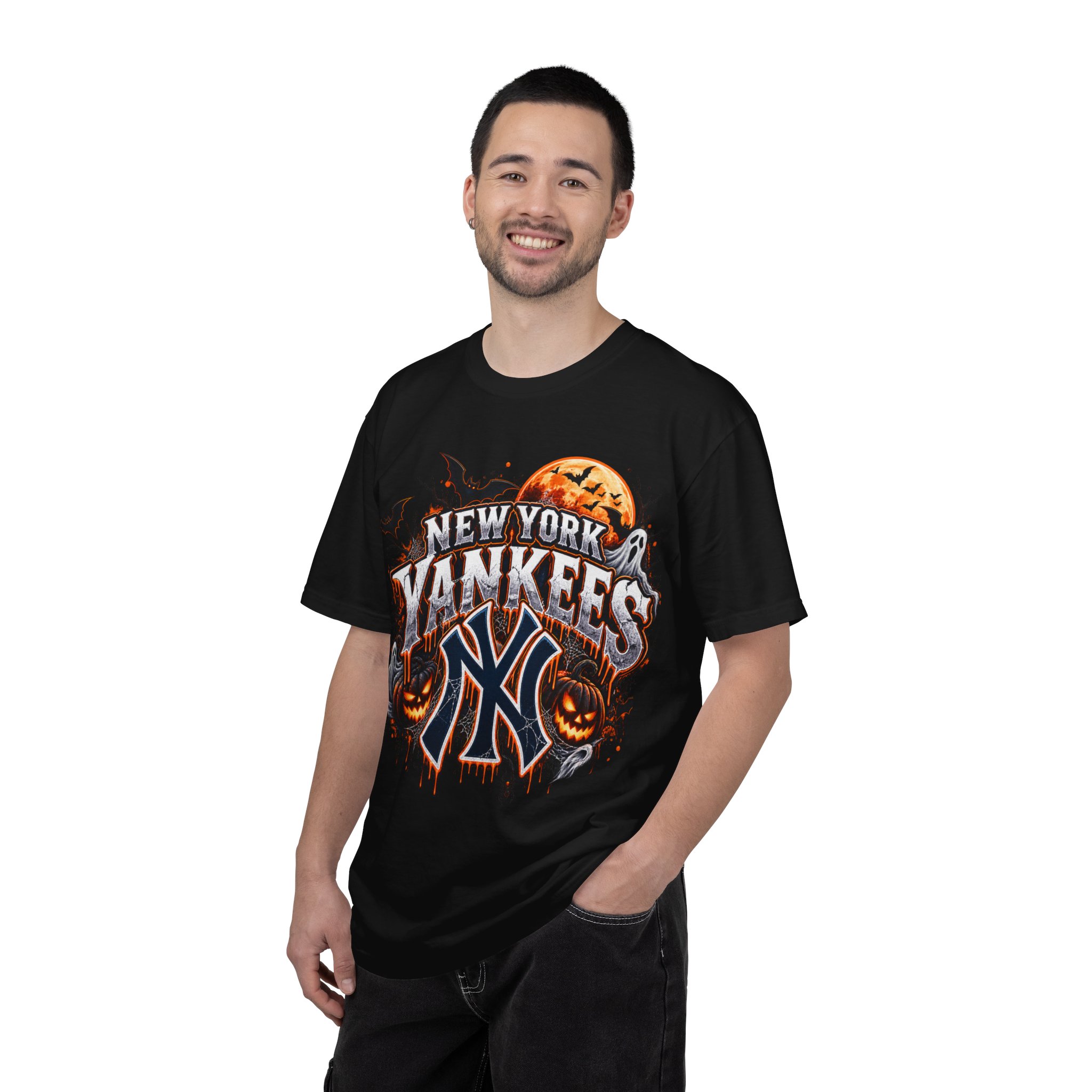 New York Yankees Halloween Graphic T-Shirt - Image 6