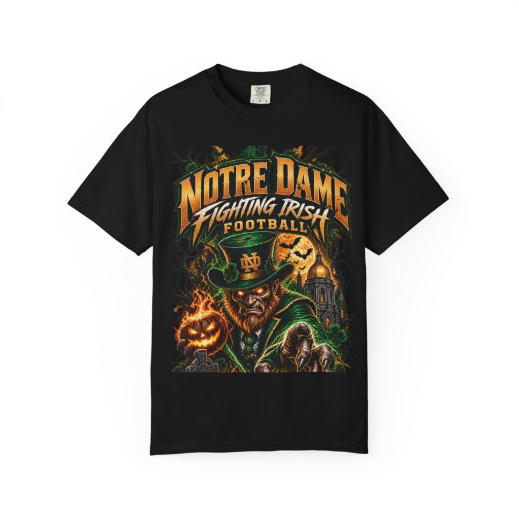 Notre Dame Fighting Irish Football Halloween T-Shirt