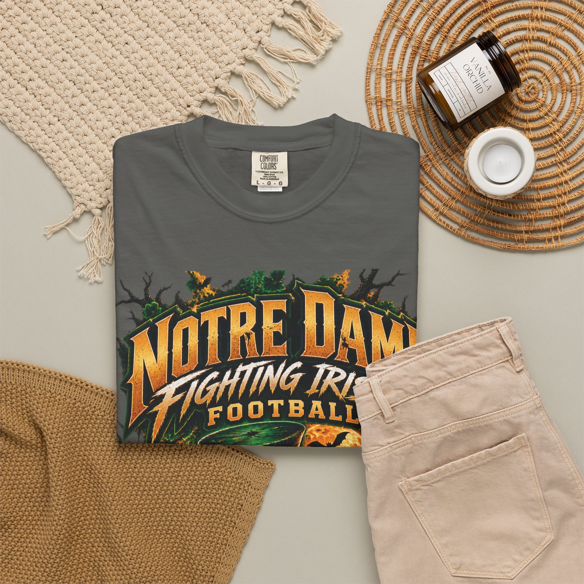 Notre Dame Fighting Irish Football Halloween T-Shirt - Image 46