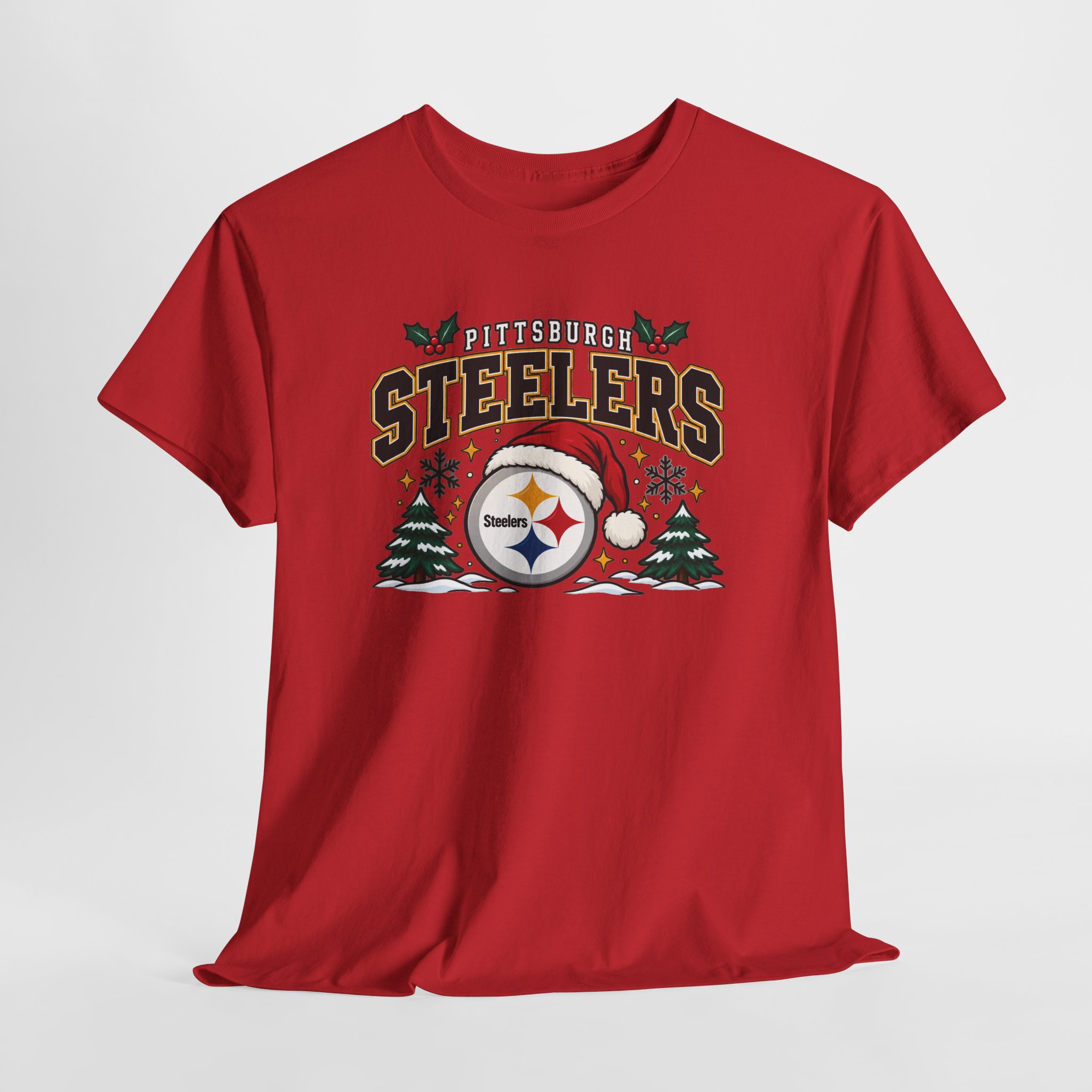 Pittsburgh Steelers Christmas T-Shirt - Image 23