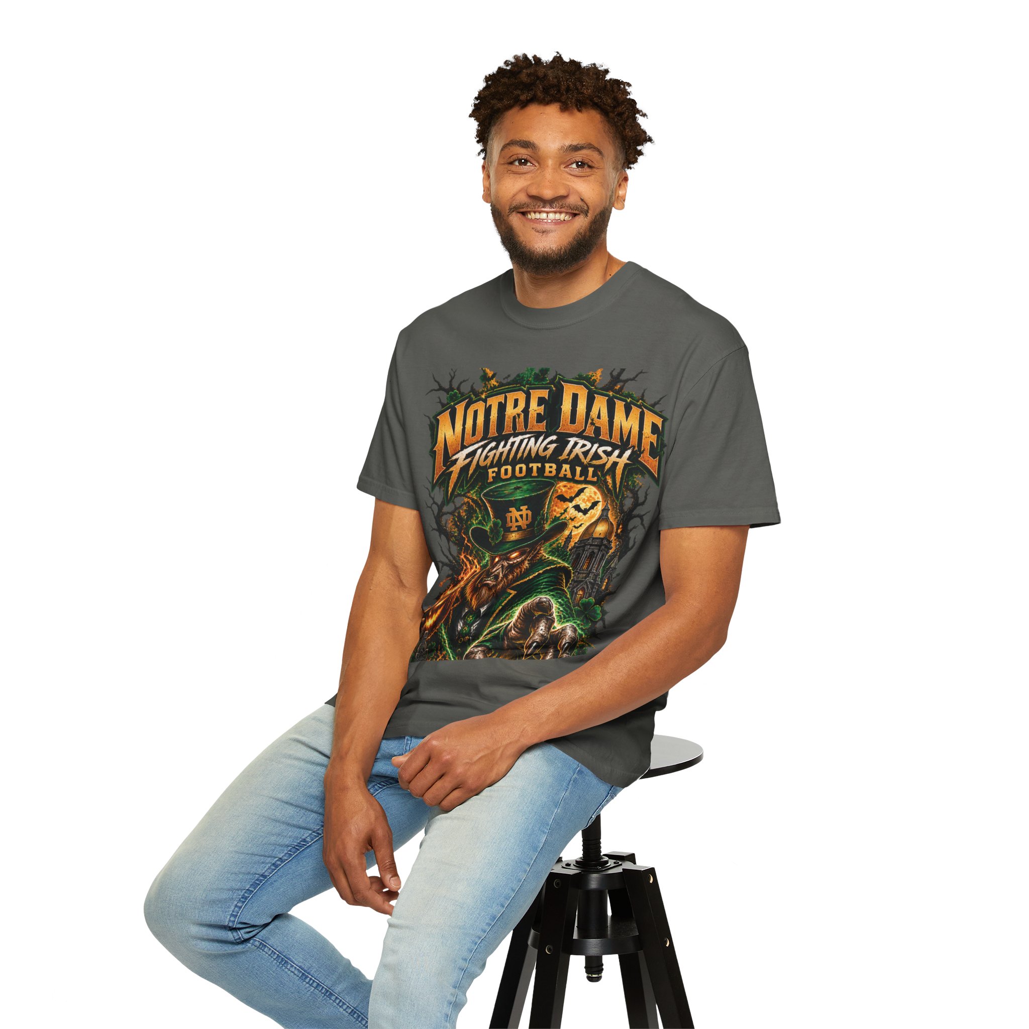 Notre Dame Fighting Irish Football Halloween T-Shirt - Image 48