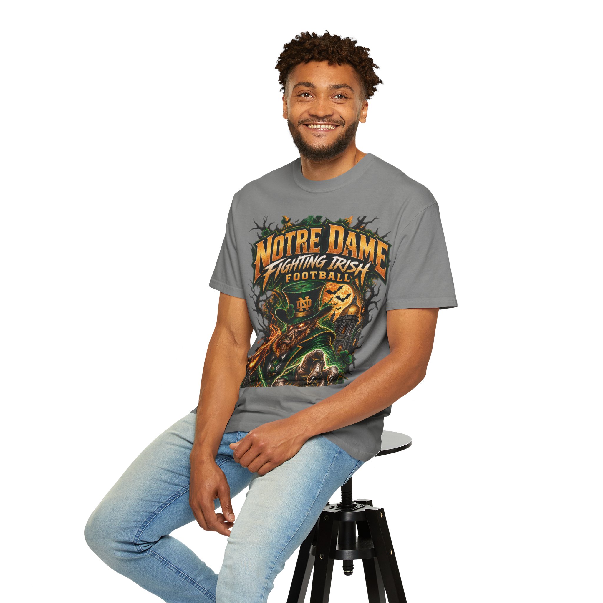 Notre Dame Fighting Irish Football Halloween T-Shirt - Image 55
