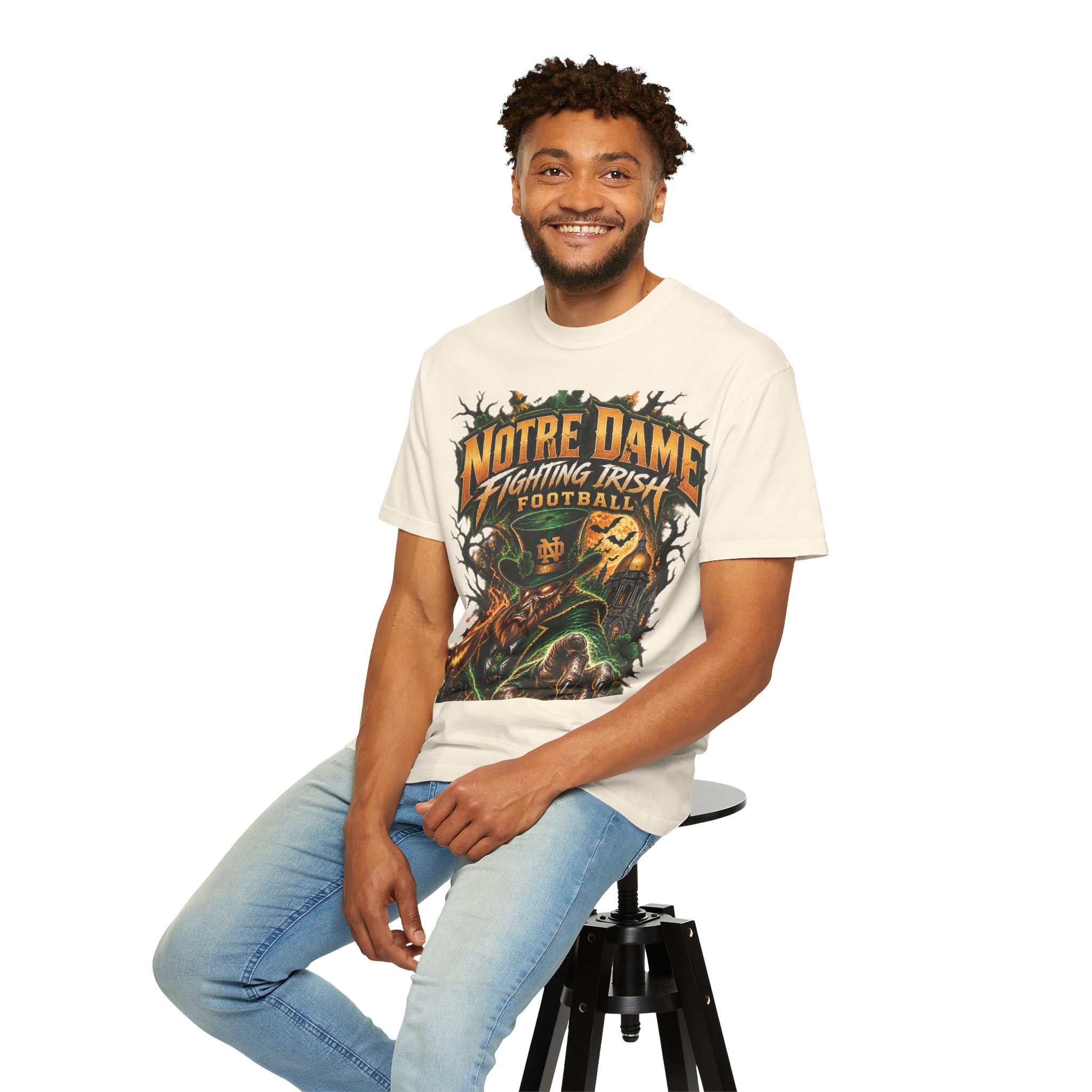 Notre Dame Fighting Irish Football Halloween T-Shirt - Image 27