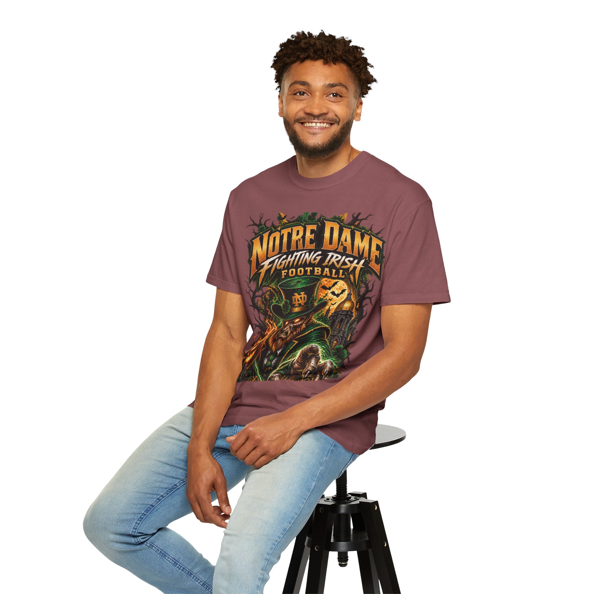 Notre Dame Fighting Irish Football Halloween T-Shirt - Image 20