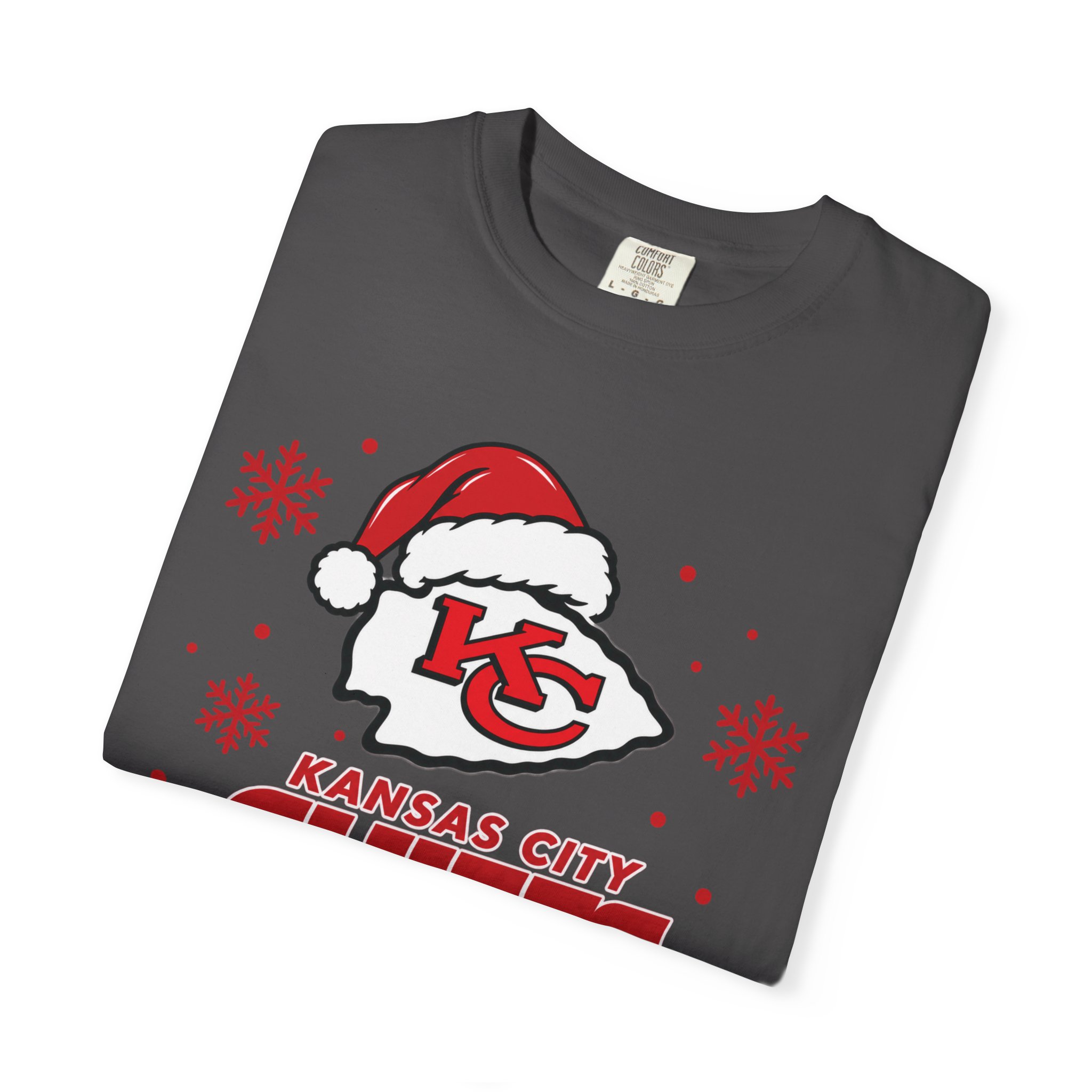 Kansas City Chiefs Christmas Football T-Shirt - Image 23