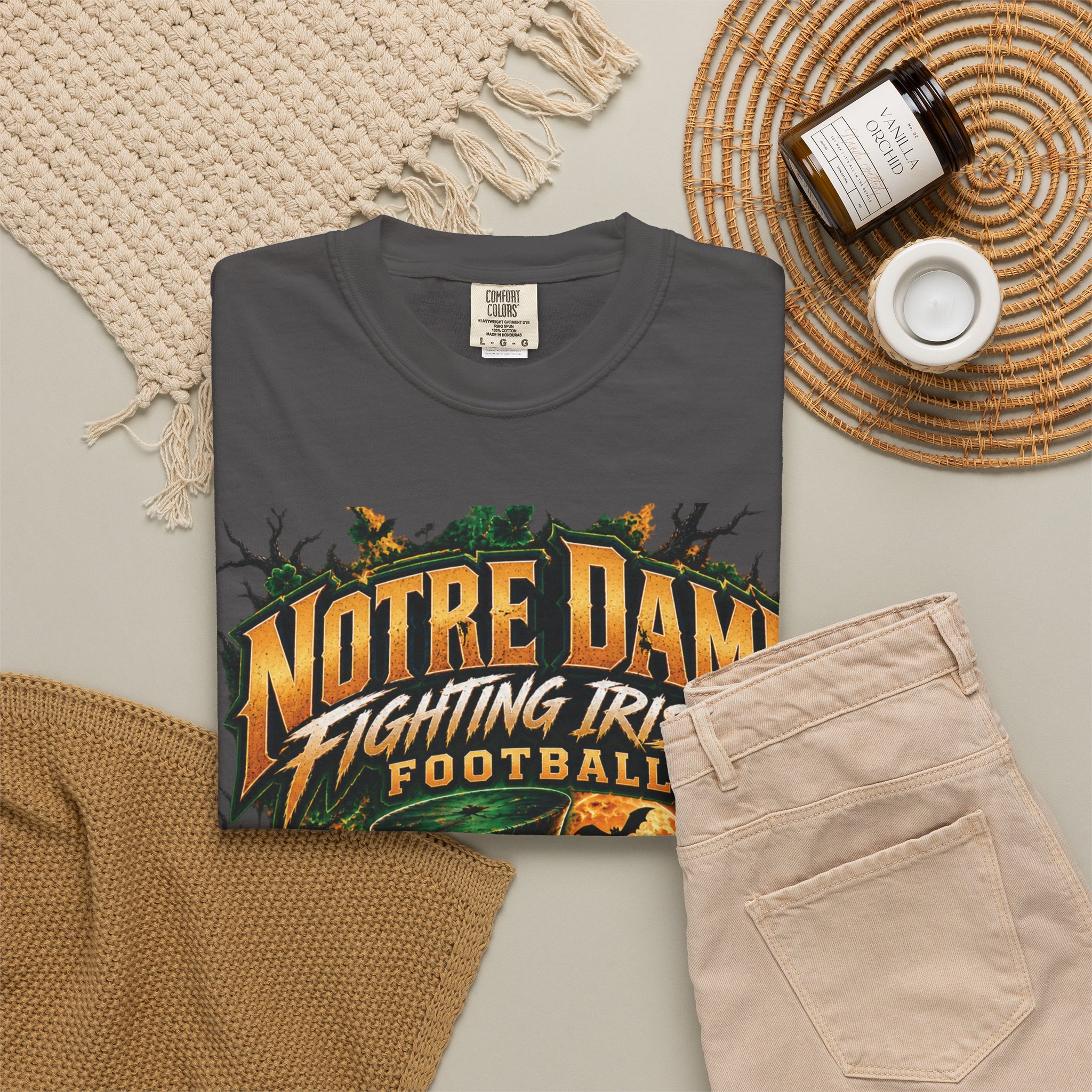 Notre Dame Fighting Irish Football Halloween T-Shirt - Image 60