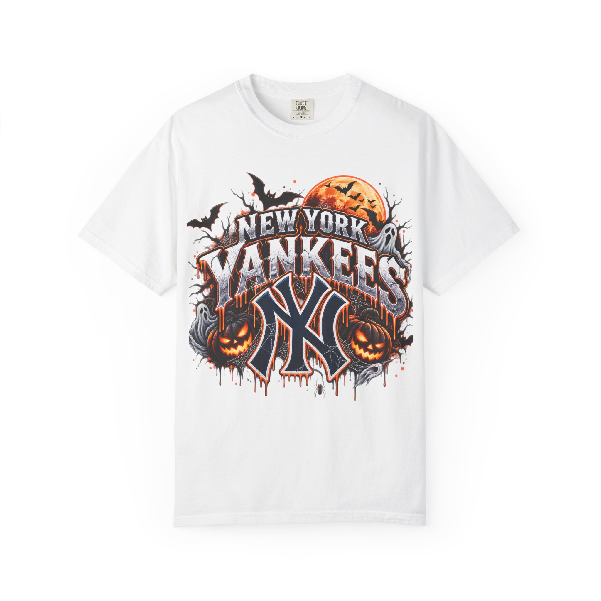 New York Yankees Halloween Graphic T-Shirt - Image 7