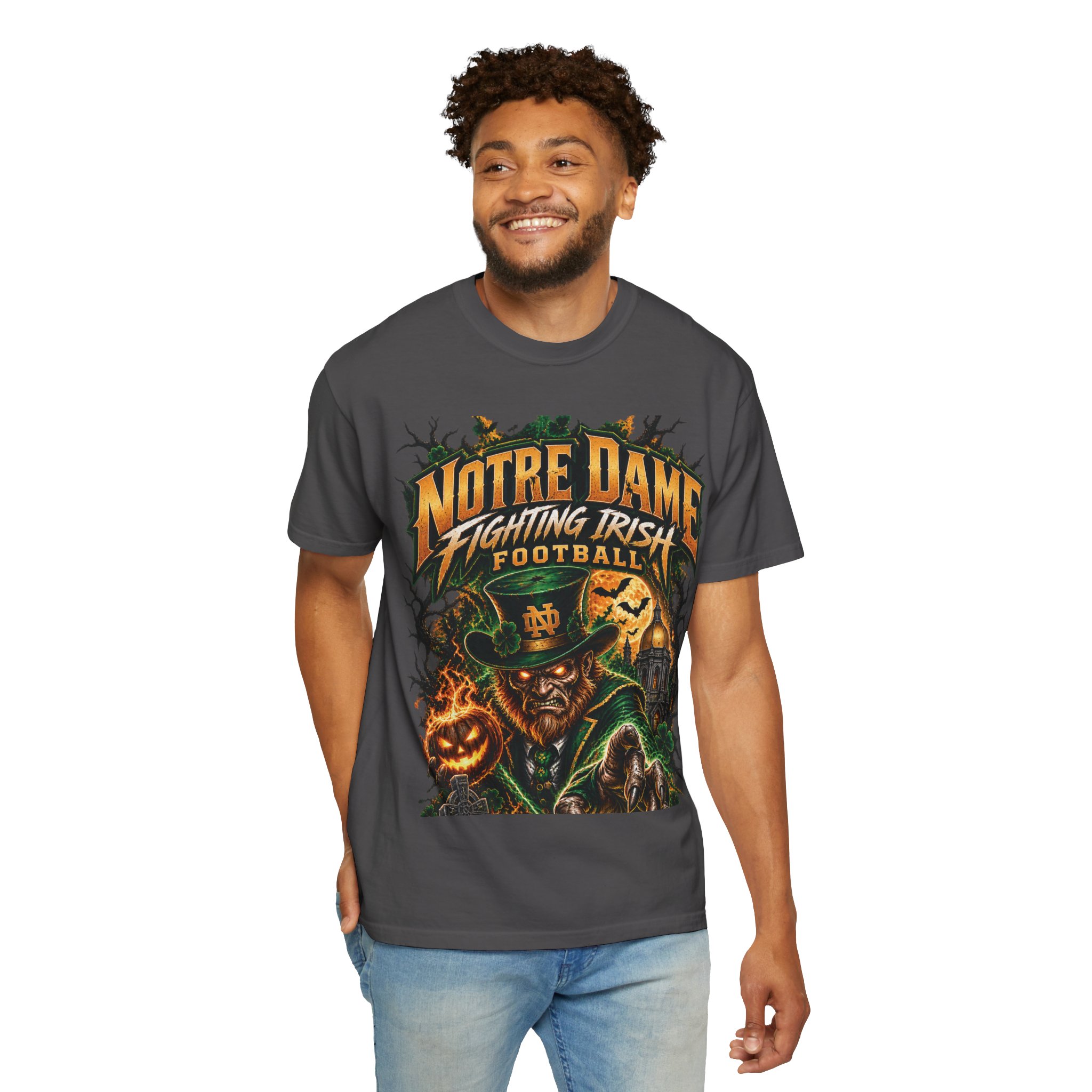 Notre Dame Fighting Irish Football Halloween T-Shirt - Image 63