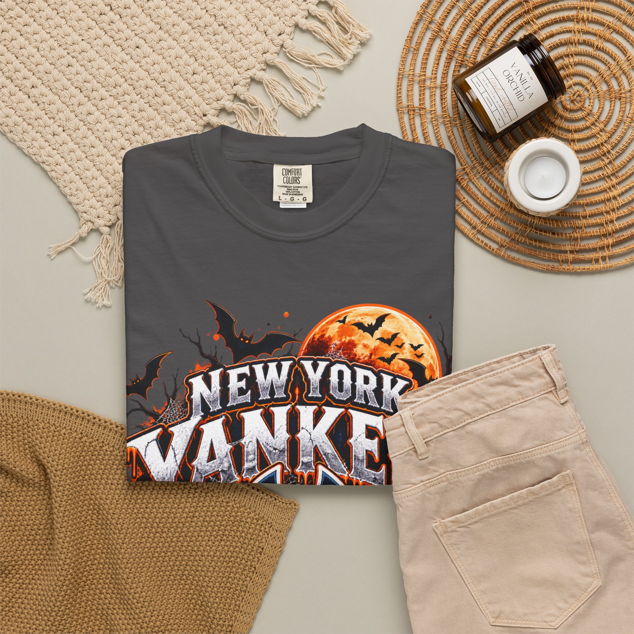 New York Yankees Halloween Graphic T-Shirt - Image 34
