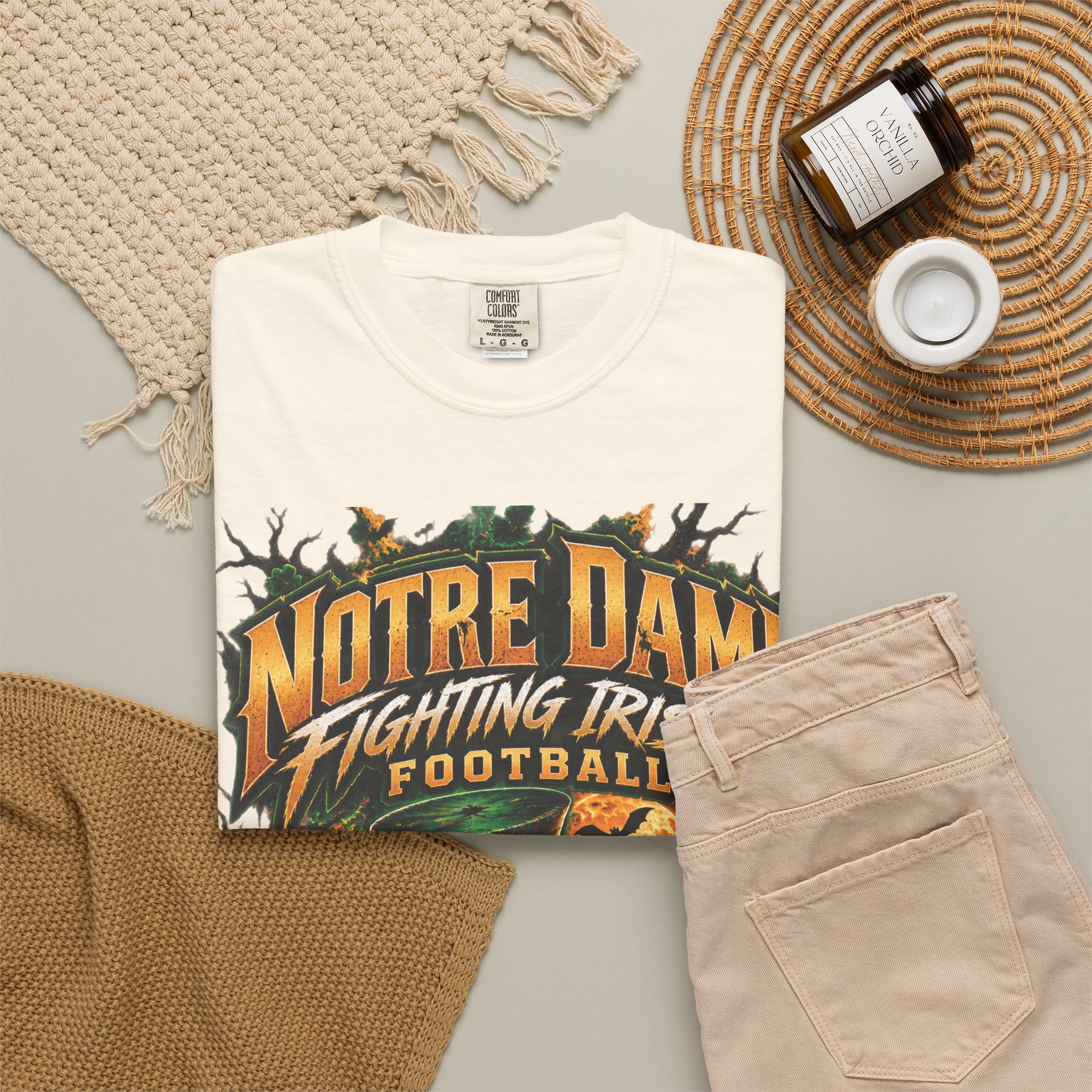 Notre Dame Fighting Irish Football Halloween T-Shirt - Image 25