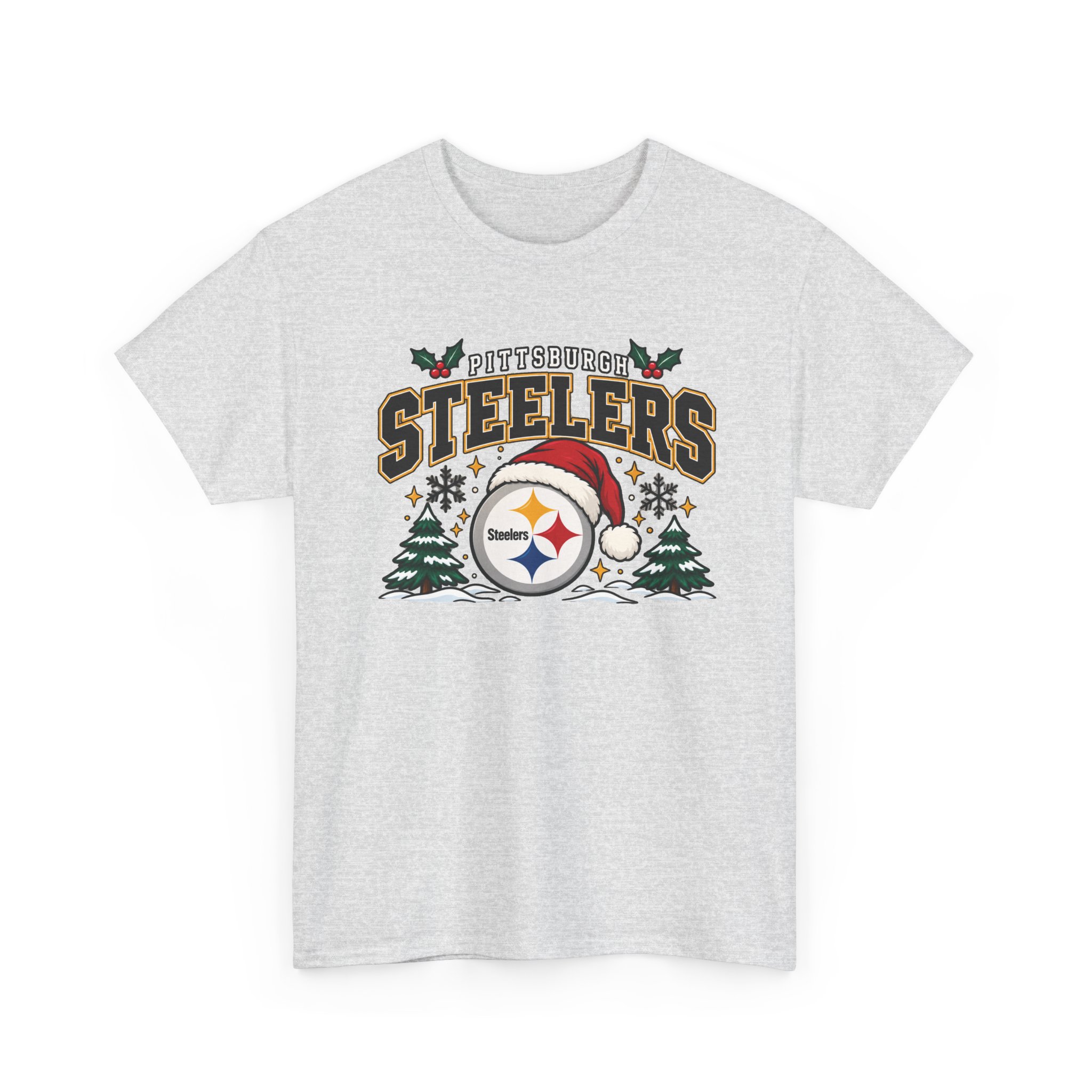 Pittsburgh Steelers Christmas T-Shirt - Image 25