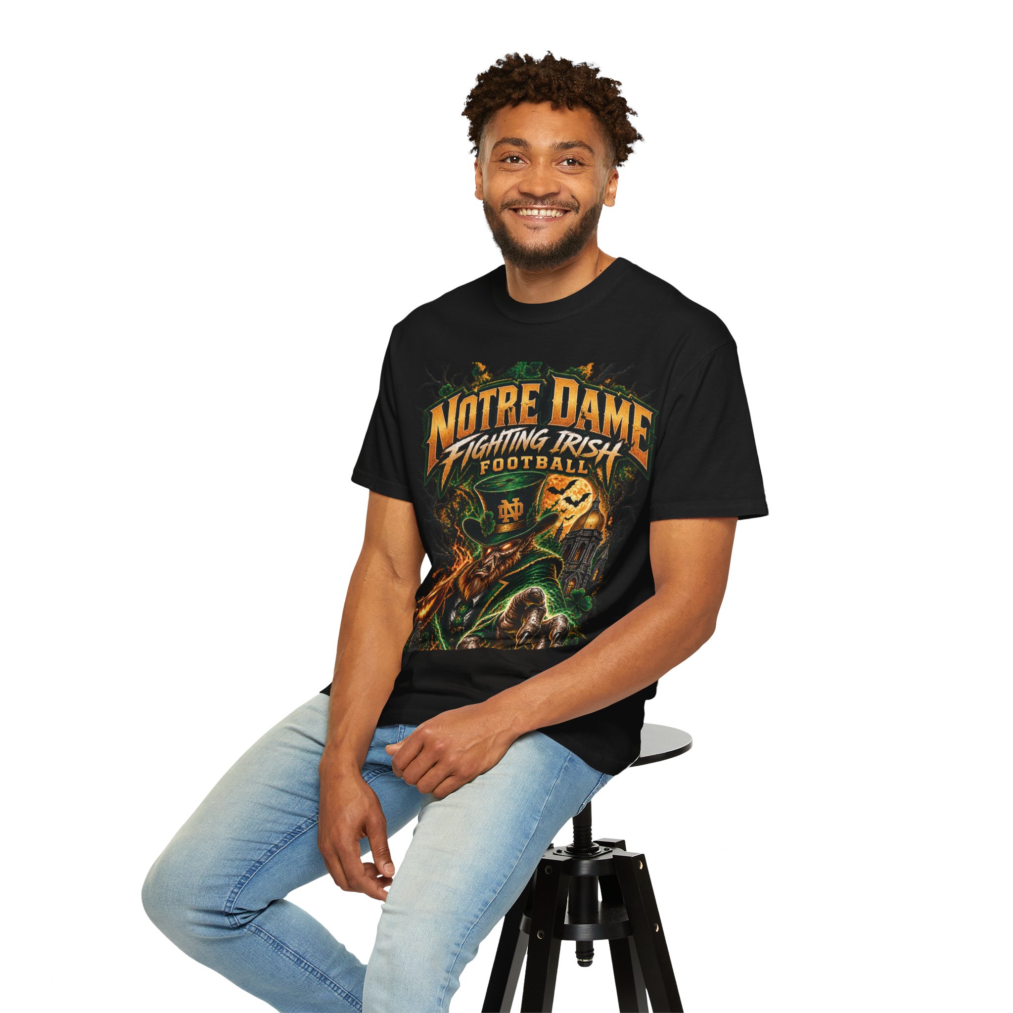 Notre Dame Fighting Irish Football Halloween T-Shirt - Image 6