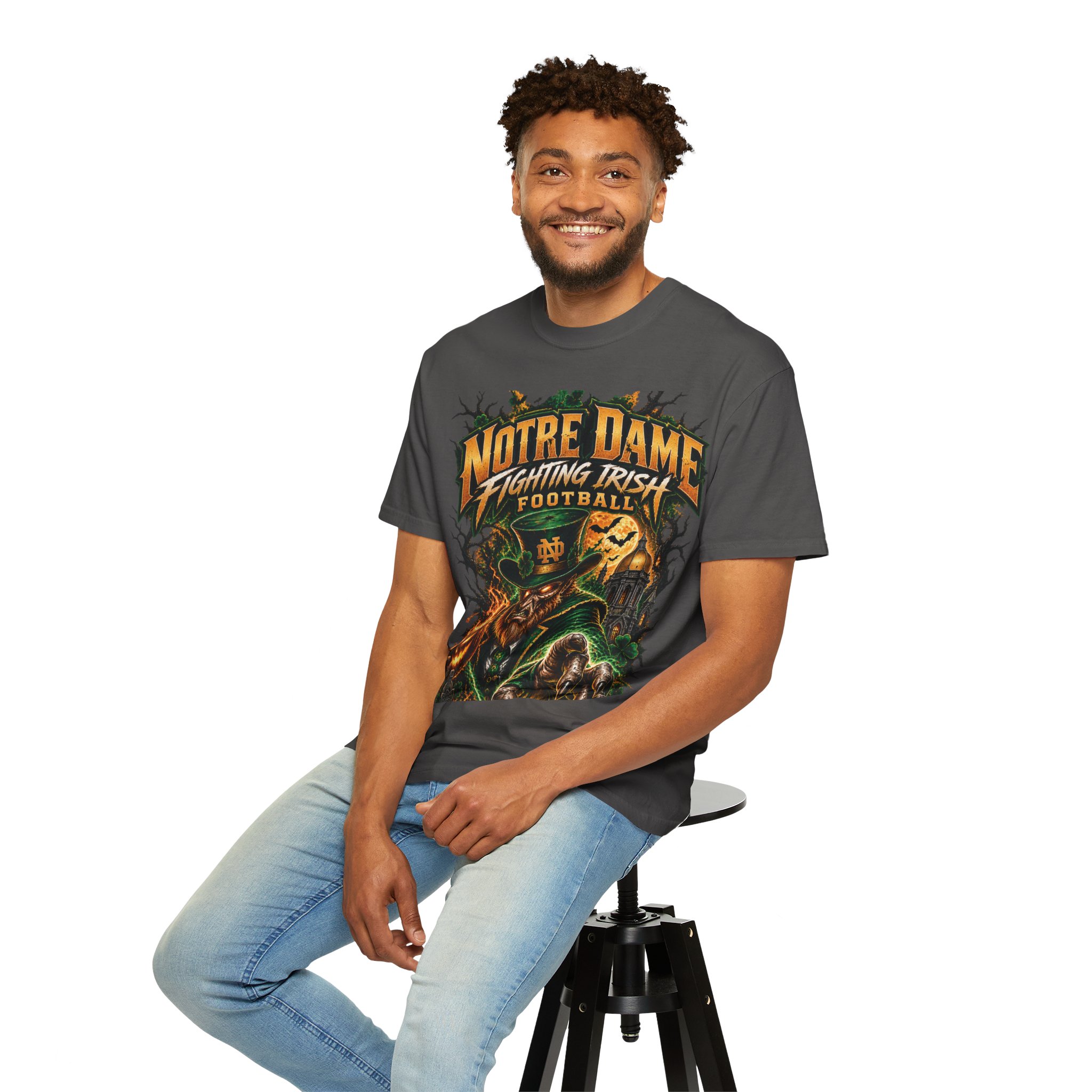 Notre Dame Fighting Irish Football Halloween T-Shirt - Image 62