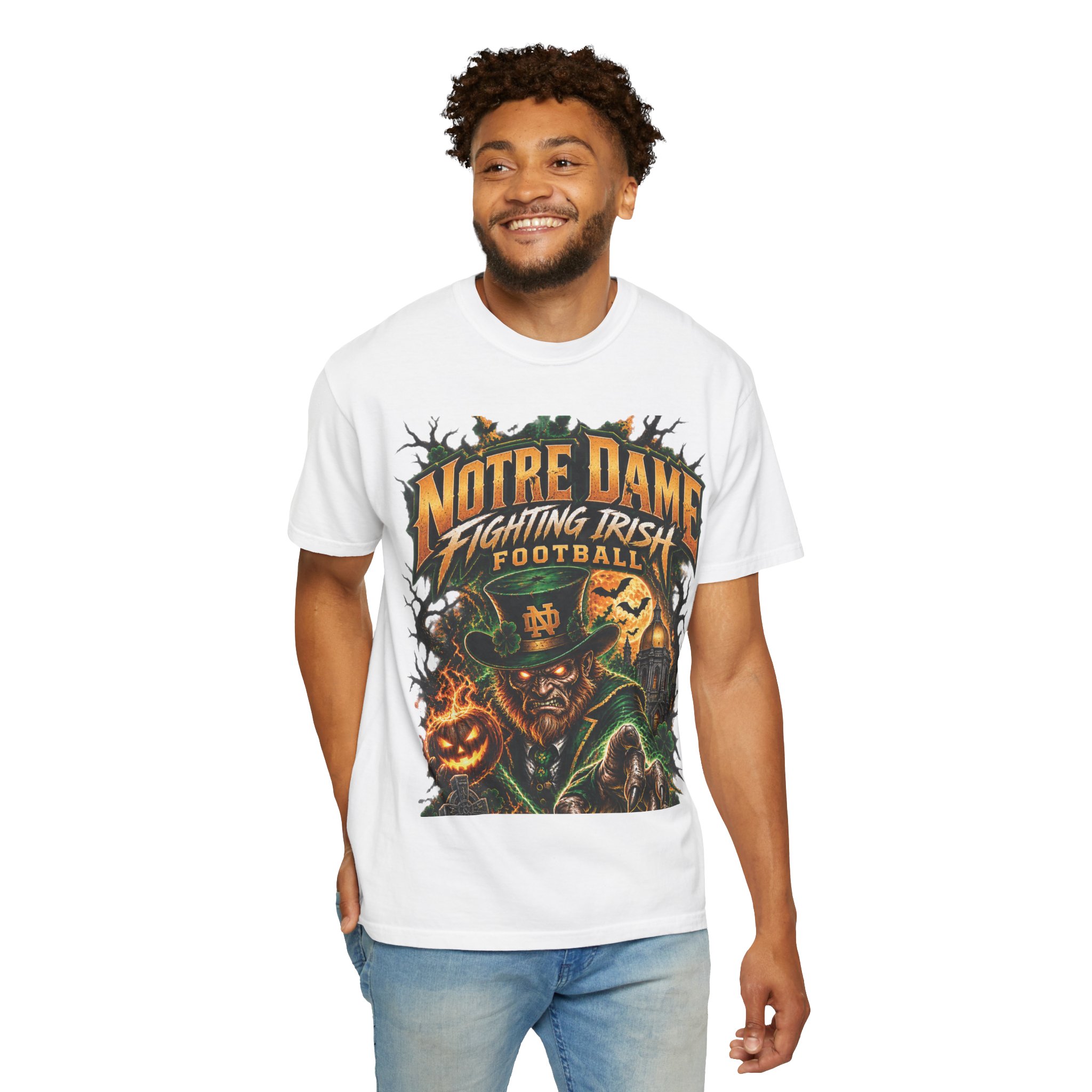 Notre Dame Fighting Irish Football Halloween T-Shirt - Image 14