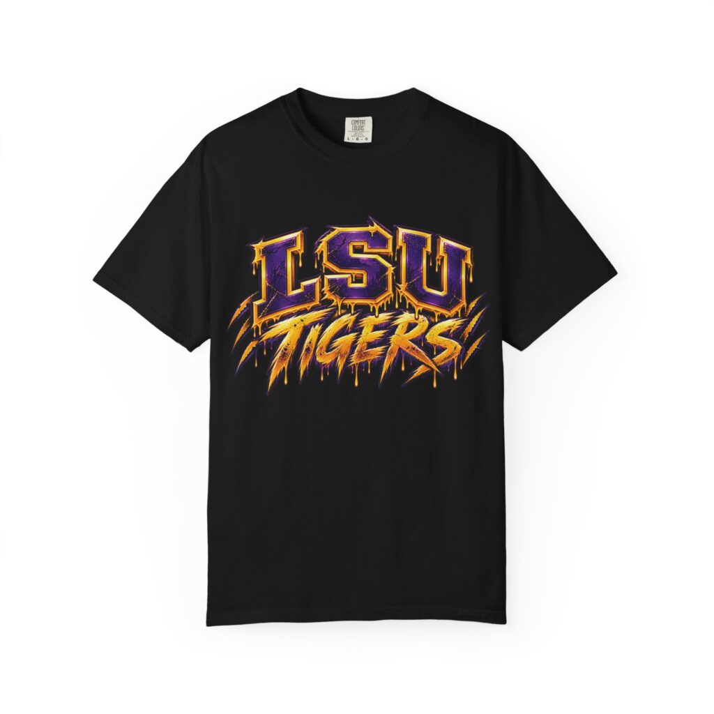 LSU Tigers Graphic Halloween T-Shirt