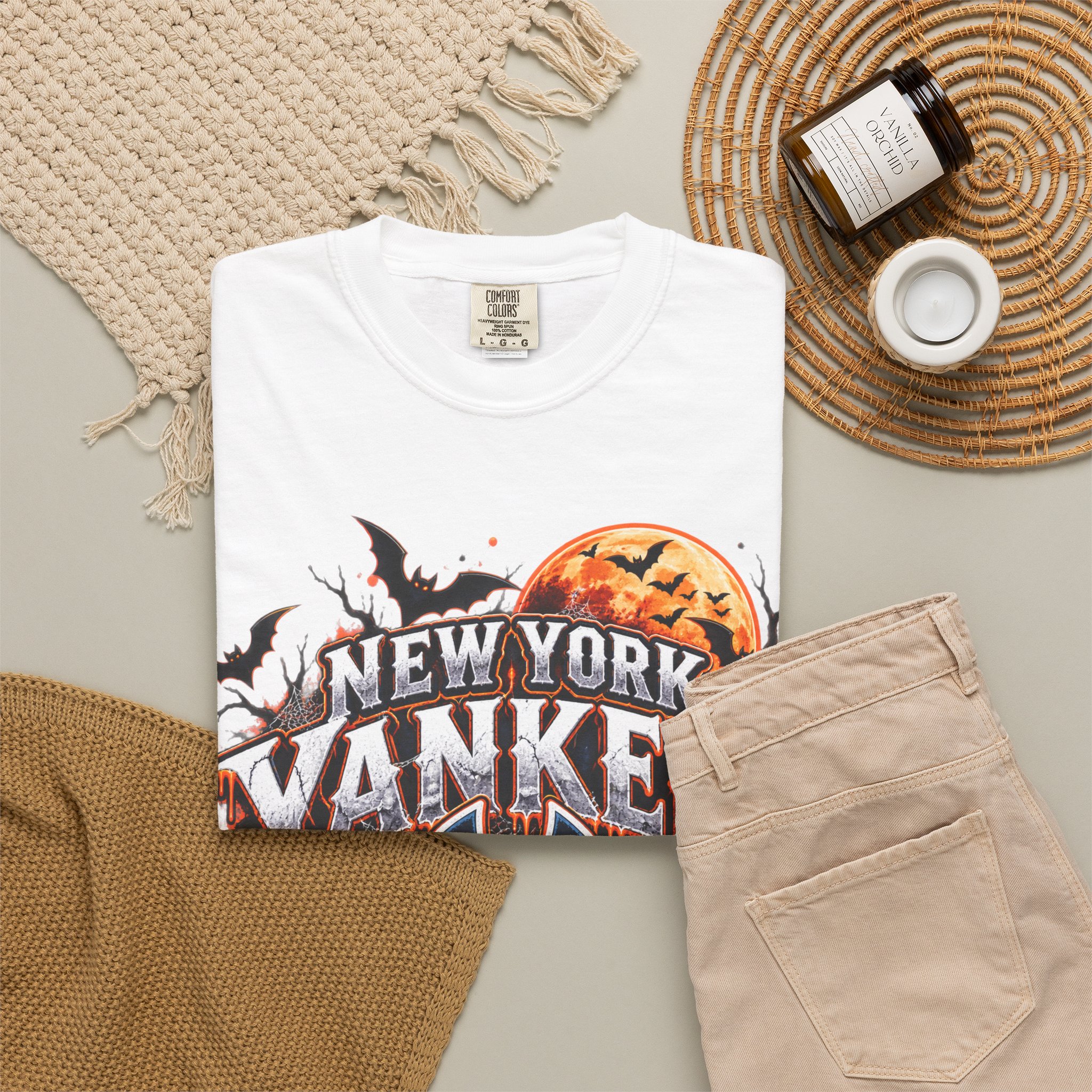 New York Yankees Halloween Graphic T-Shirt - Image 10