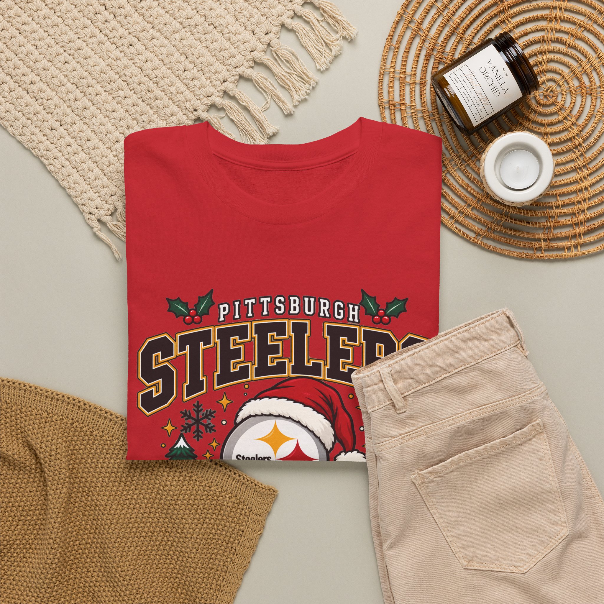 Pittsburgh Steelers Christmas T-Shirt - Image 22