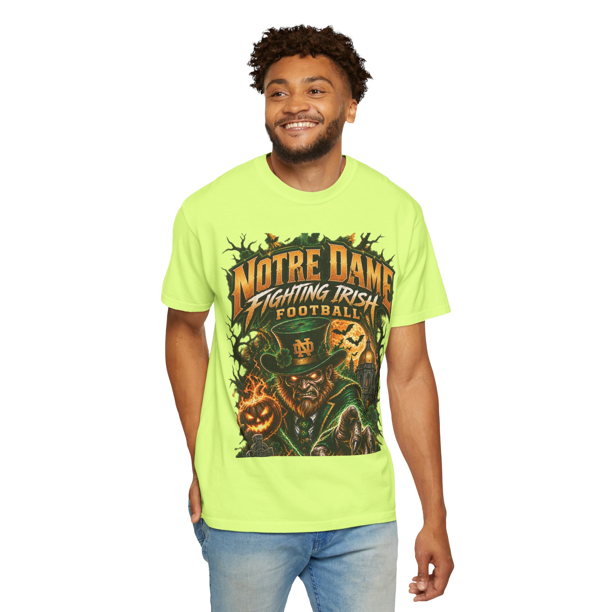 Notre Dame Fighting Irish Football Halloween T-Shirt - Image 35