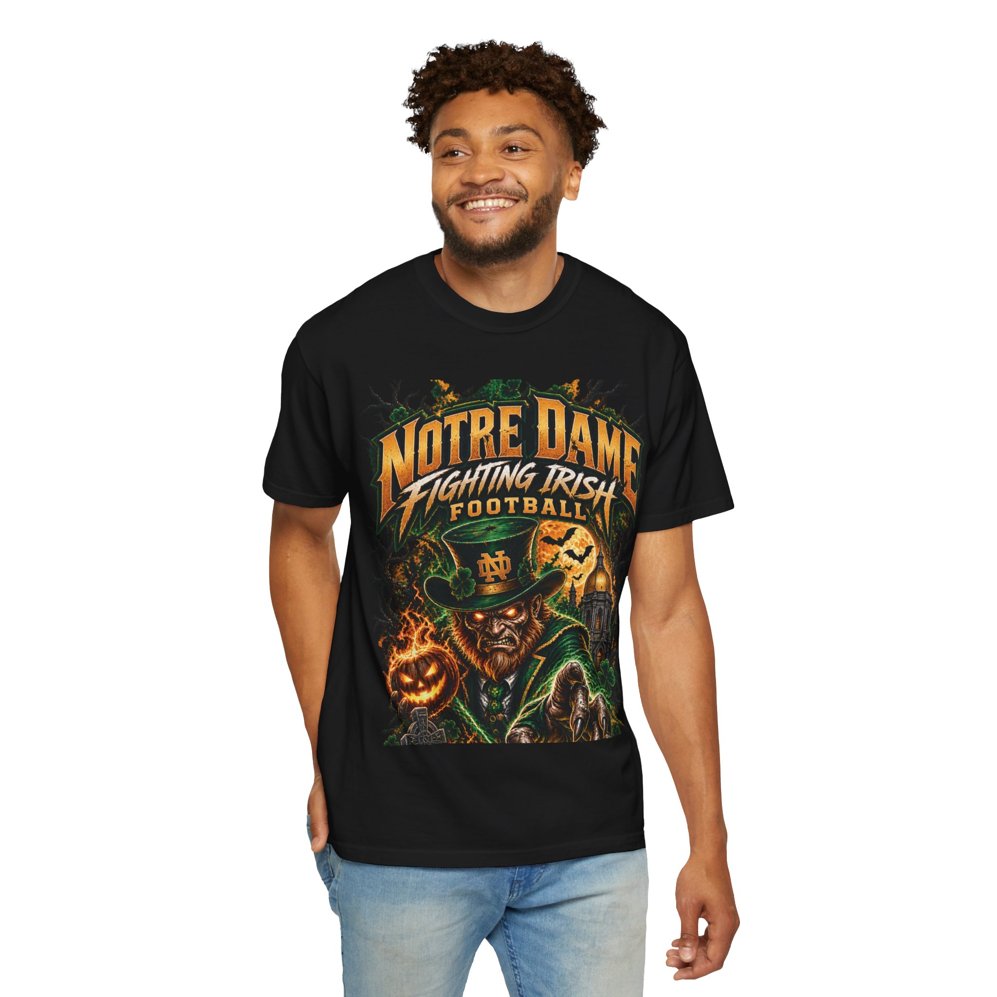 Notre Dame Fighting Irish Football Halloween T-Shirt - Image 7