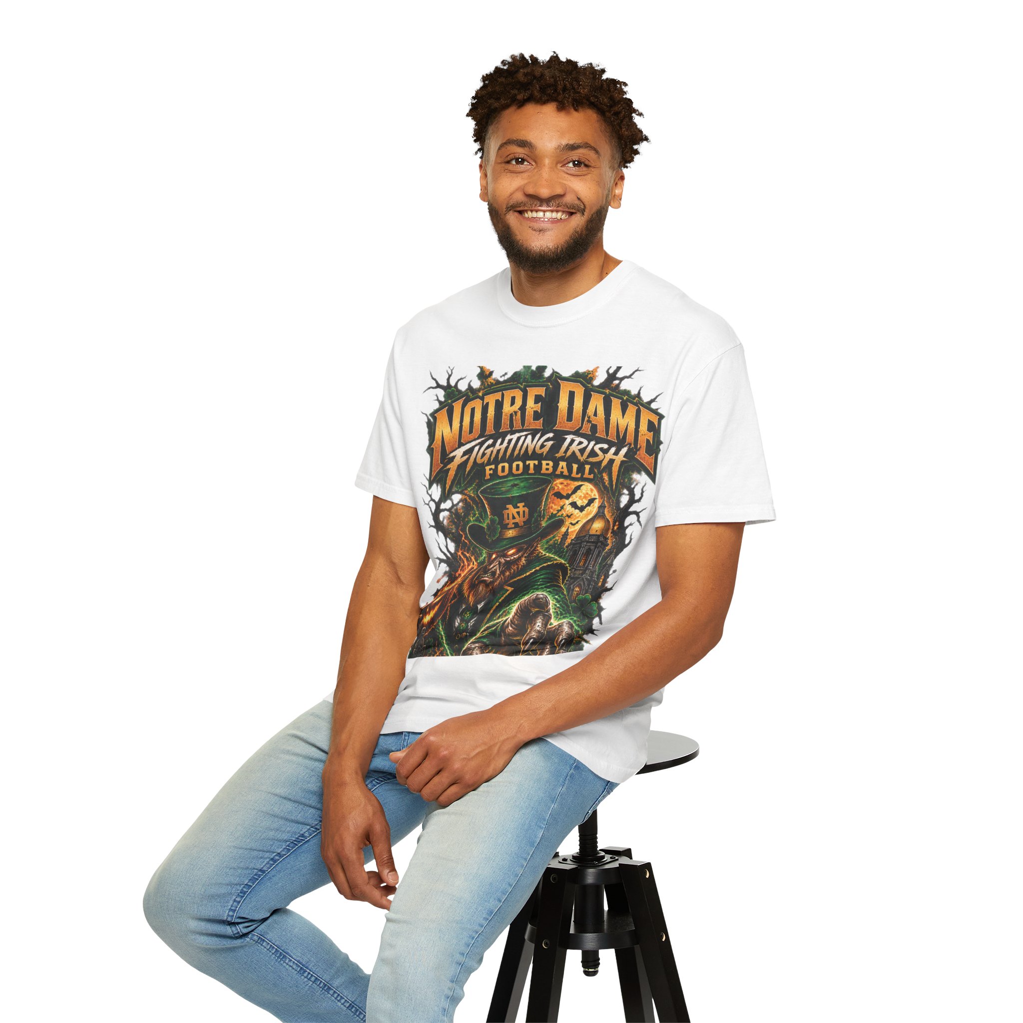 Notre Dame Fighting Irish Football Halloween T-Shirt - Image 13