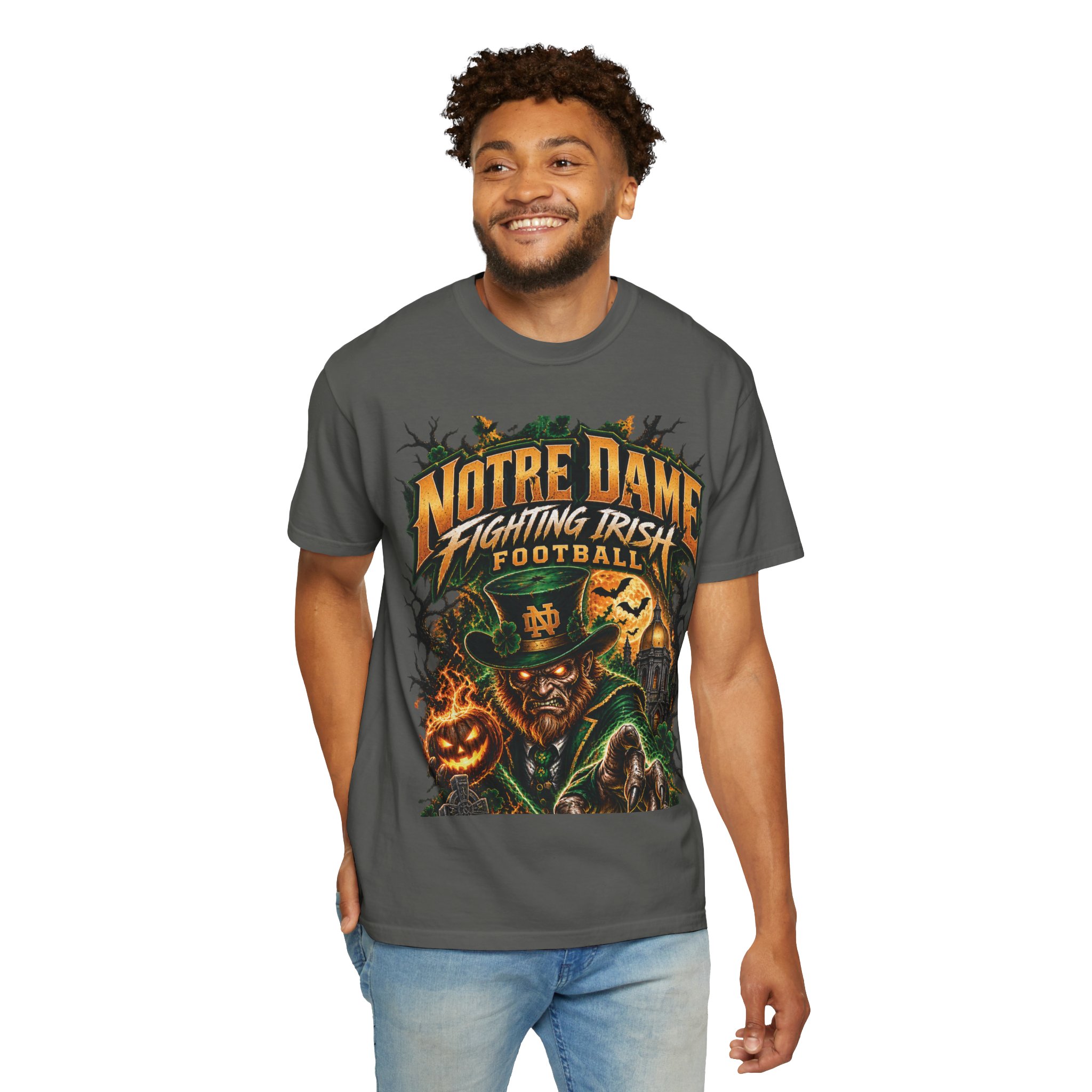 Notre Dame Fighting Irish Football Halloween T-Shirt - Image 49